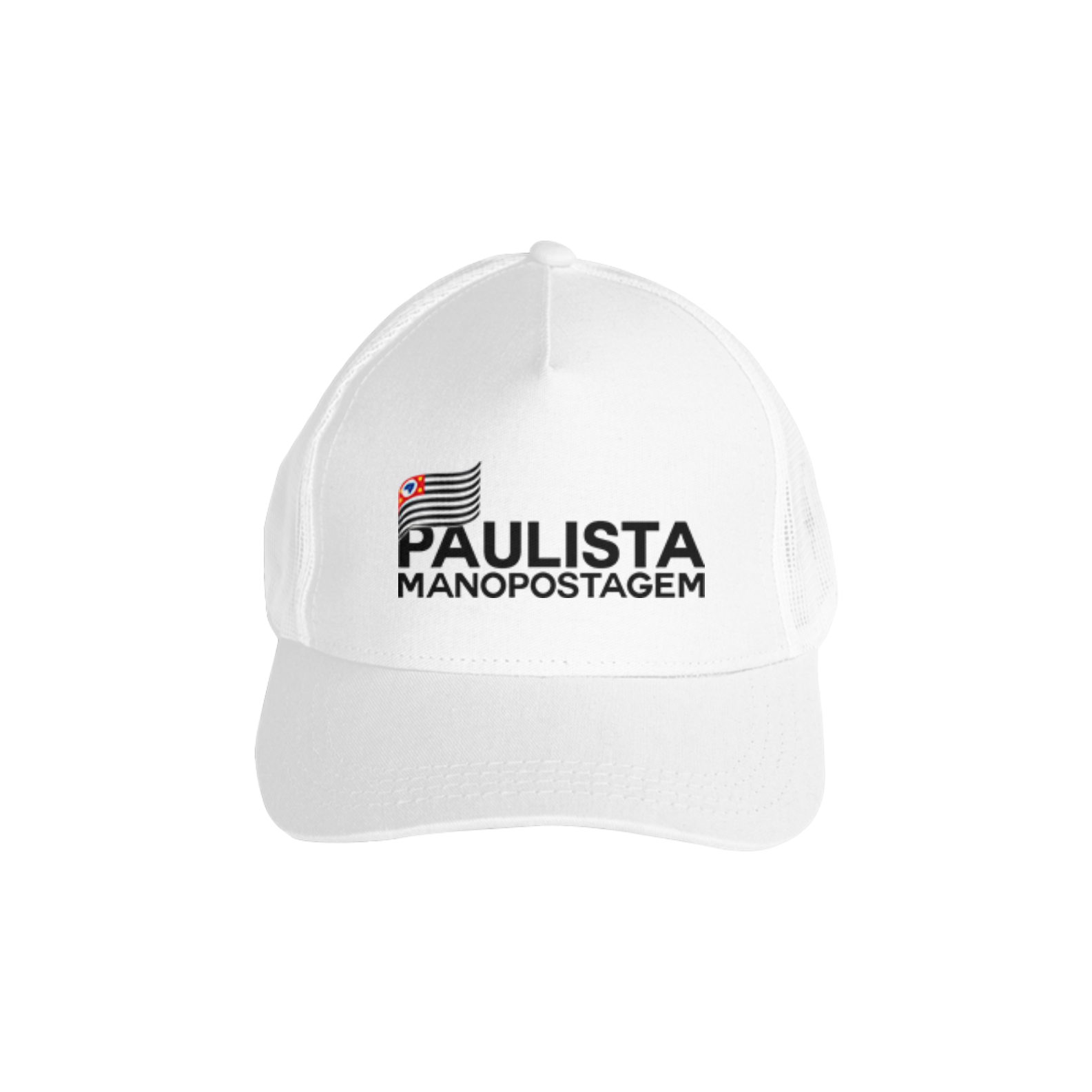 Boné Paulista Manopostagem Branco