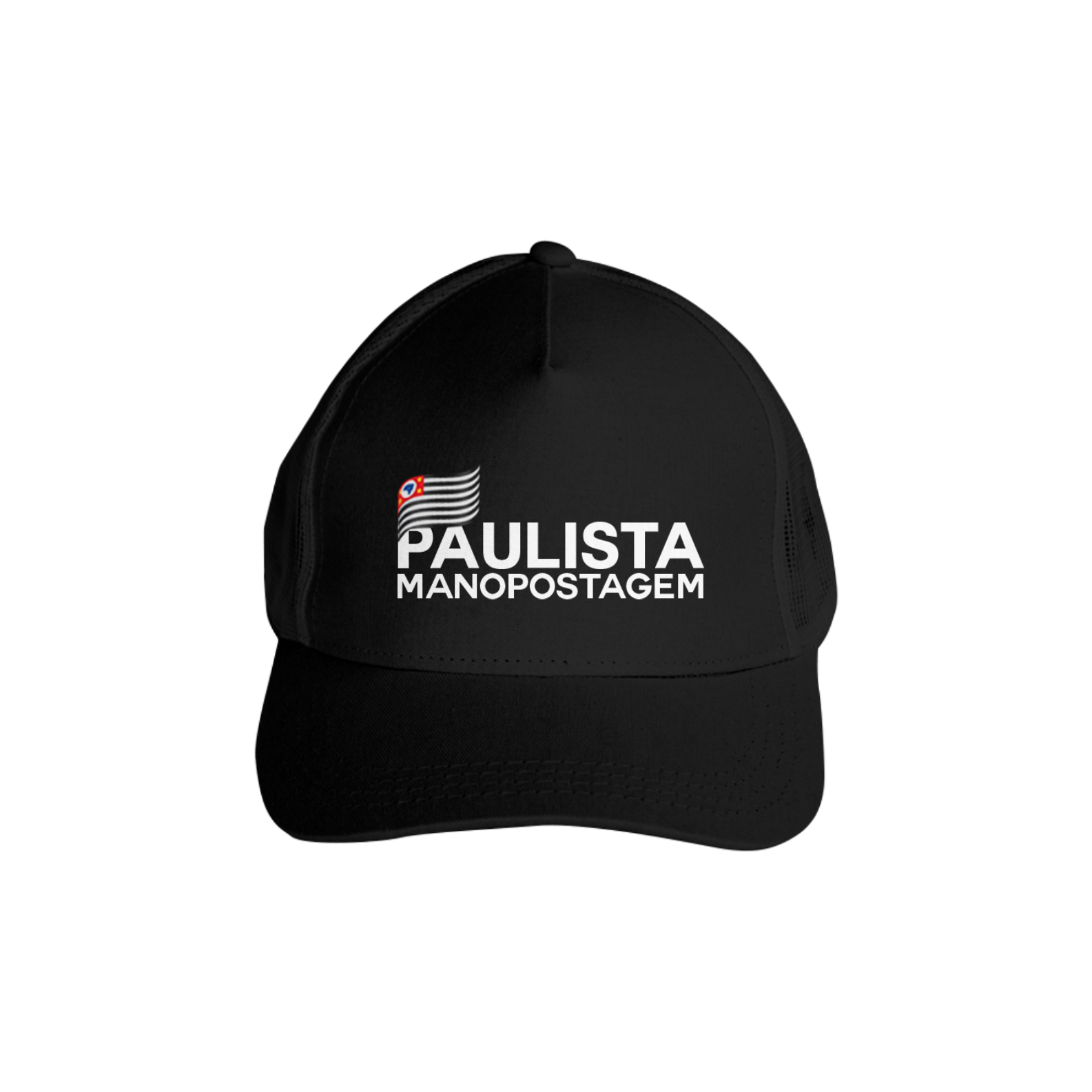 Boné Paulista Manopostagem Preto