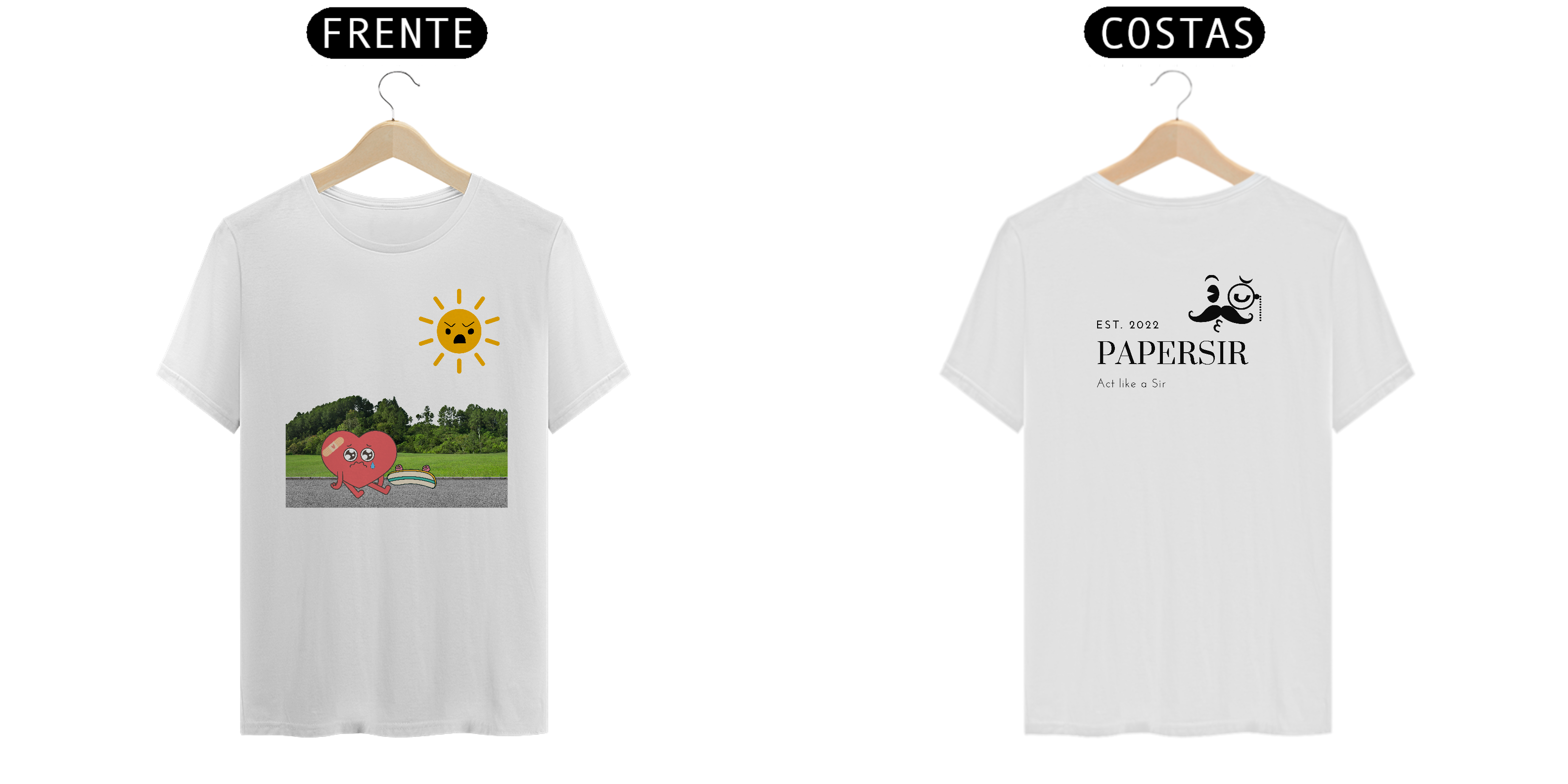Camiseta Sad Heart PaperSir