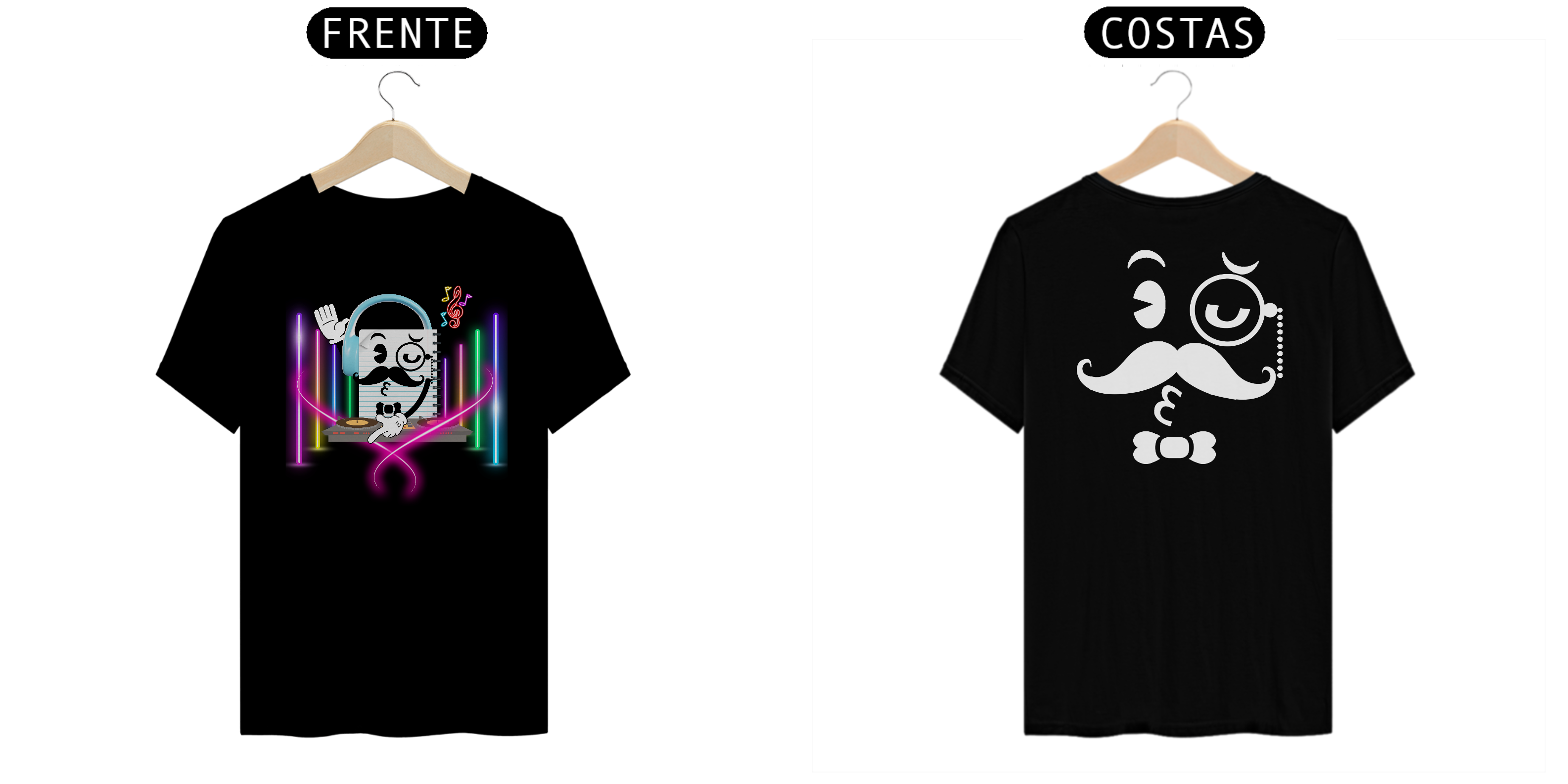 Camiseta PaperSir - Music don´t stop