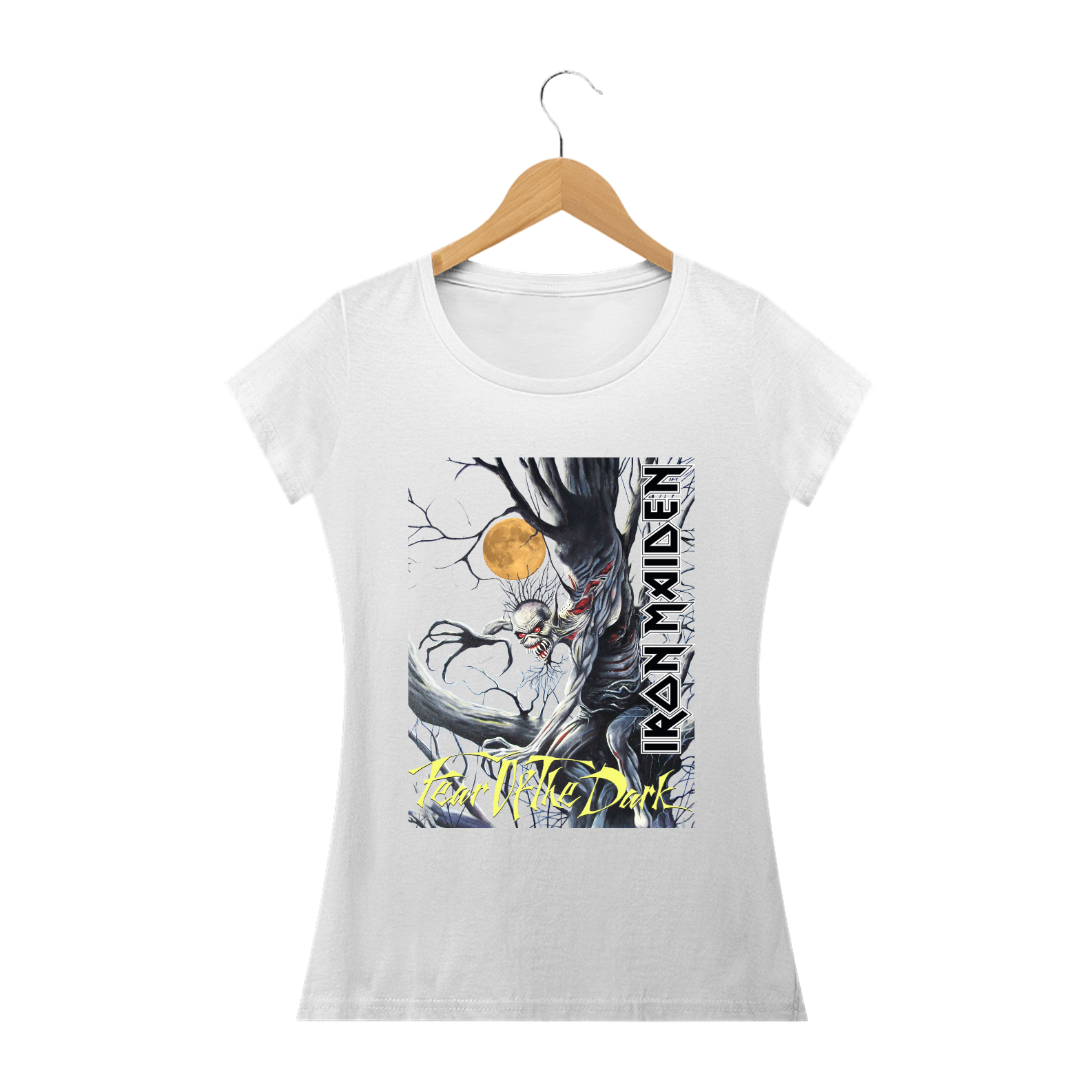 Camiseta Fem - Iron Maiden - Fear of The Dark (Premium)