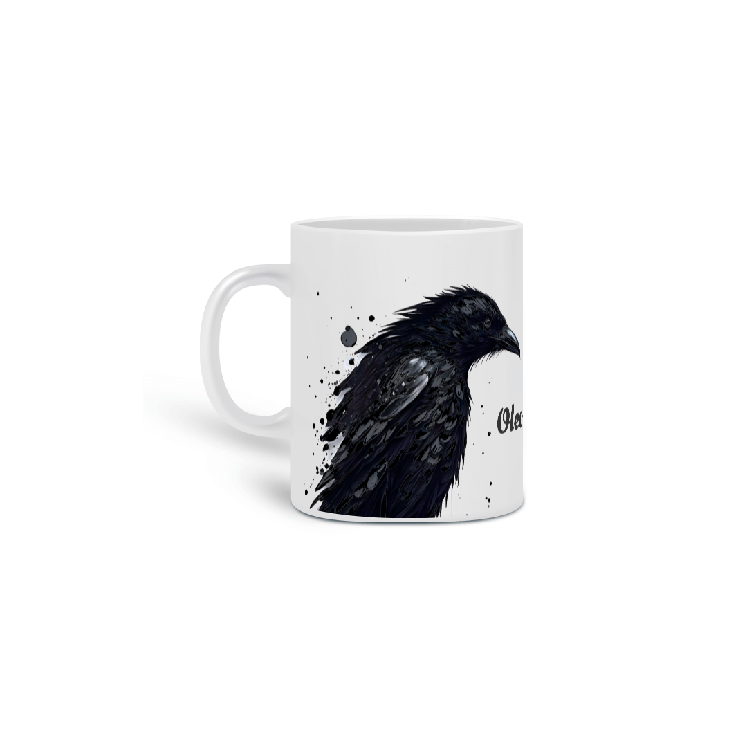 Nome do produto: caneca corvo