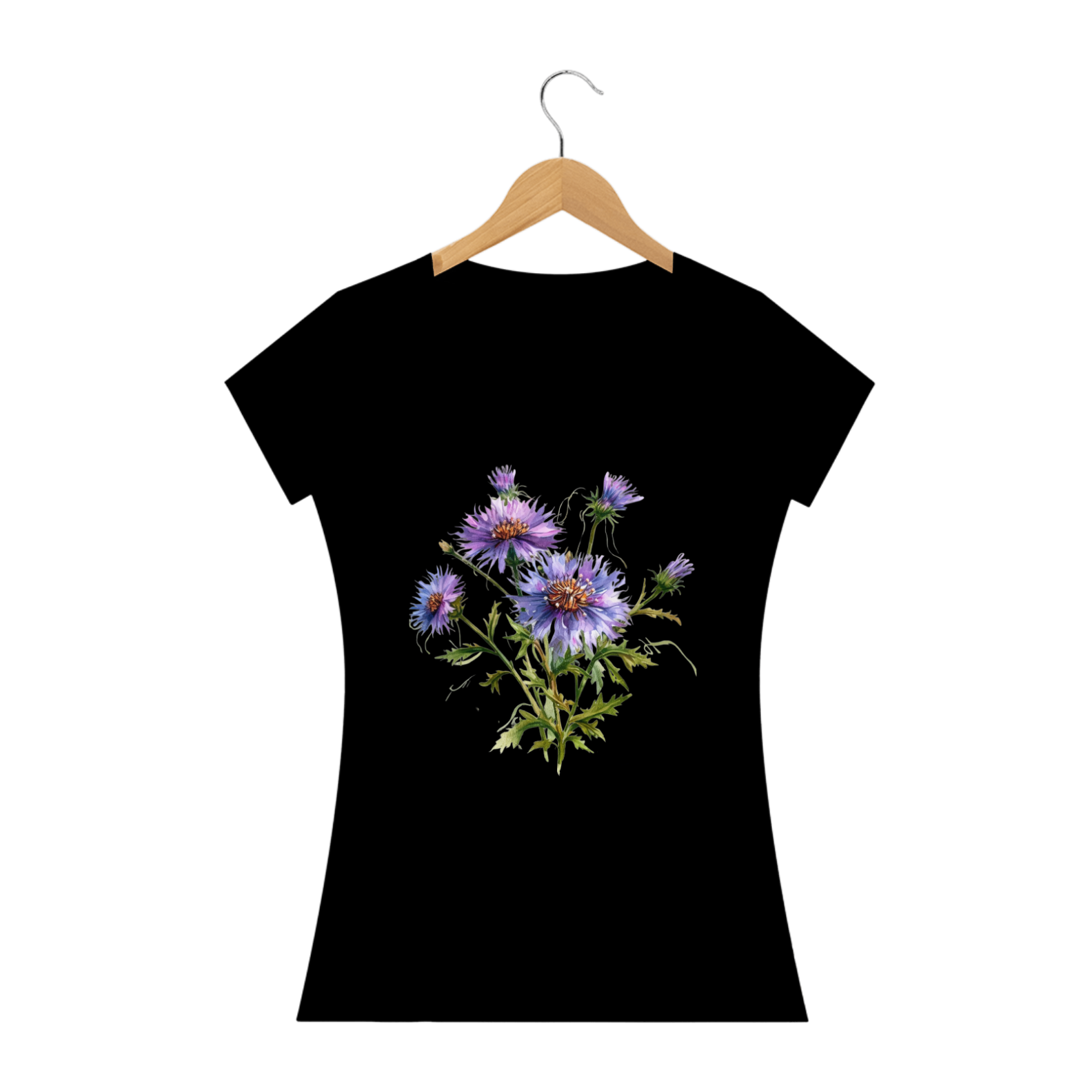 Flores Selvagens 1 - Camiseta Baby Long