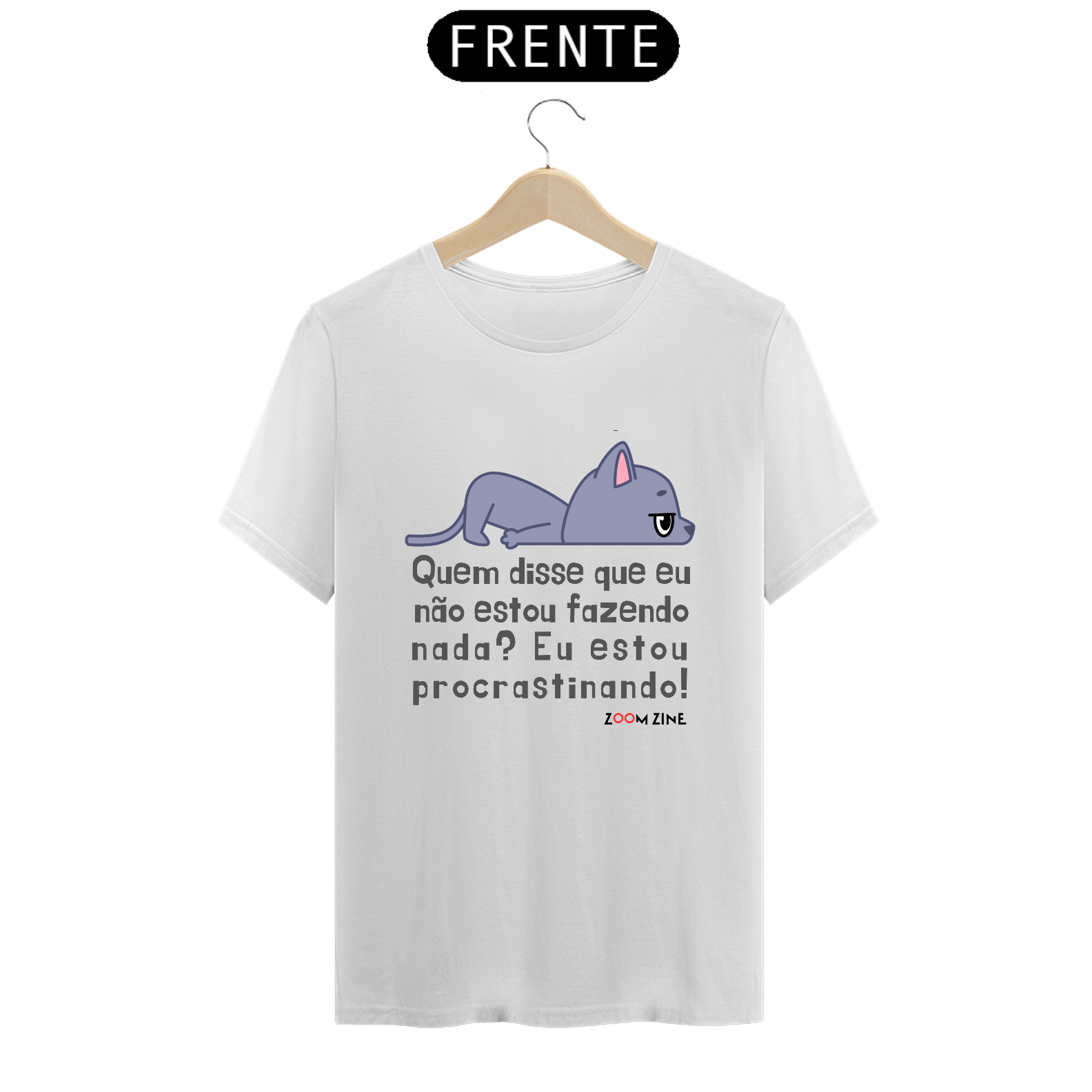 Camiseta procrastinação