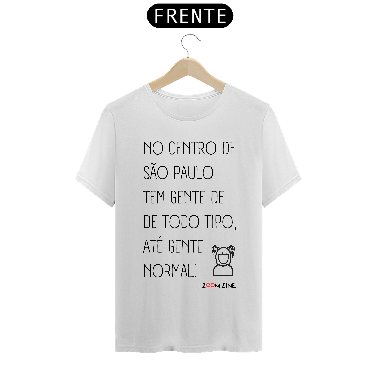 Camiseta Gente Normal branca
