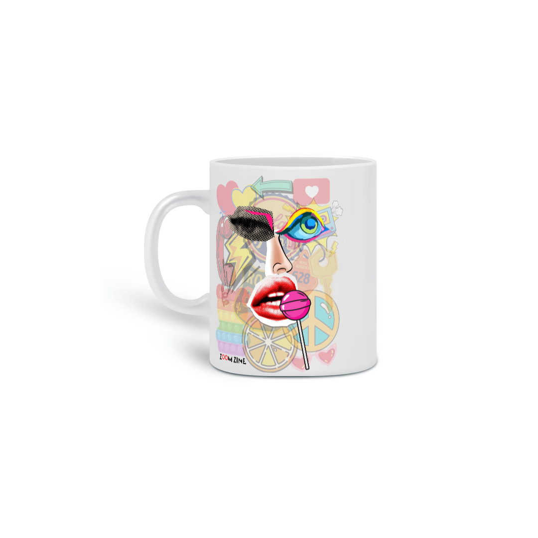 Caneca Colagem Lollipop