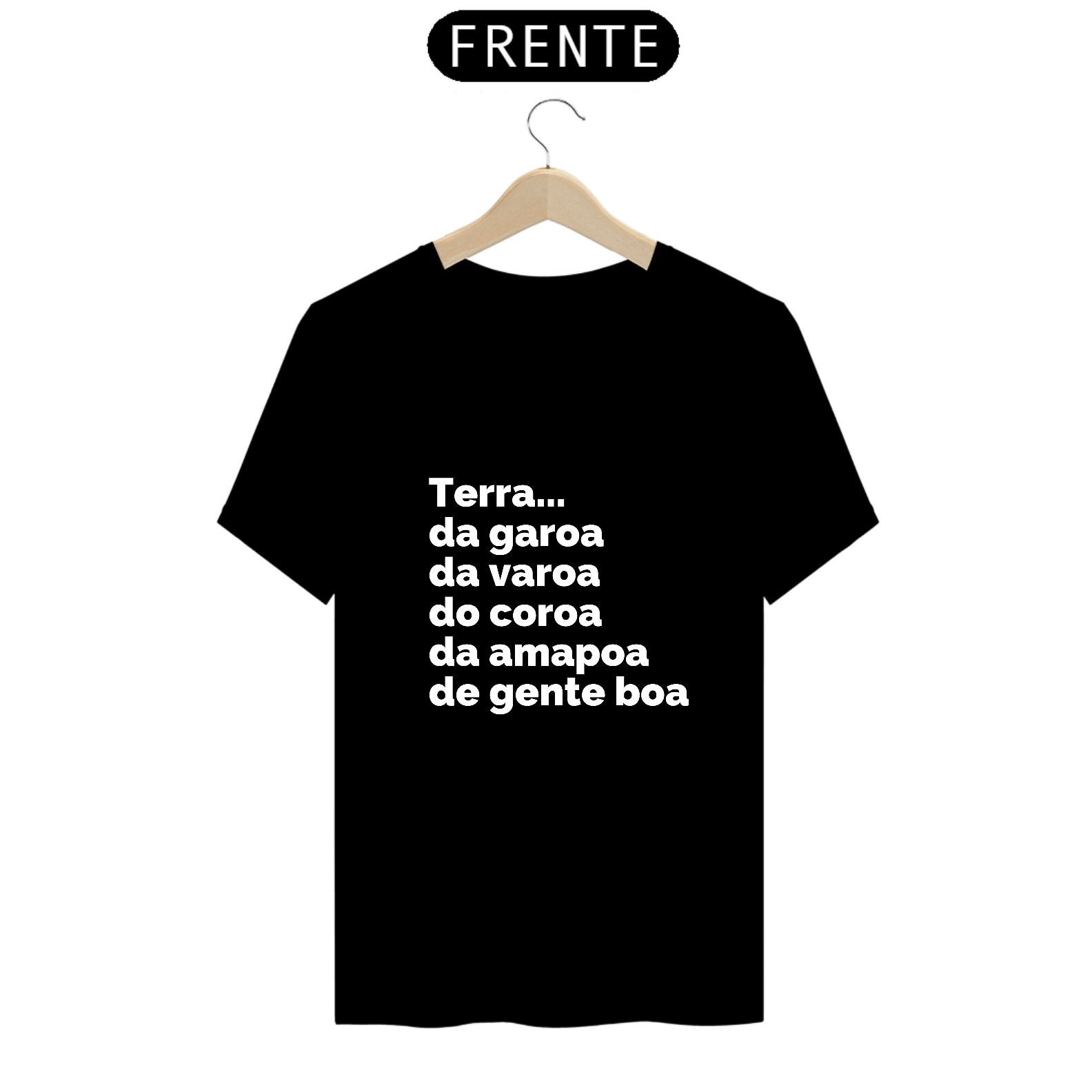Camiseta ZZ Terra da Garoa preta
