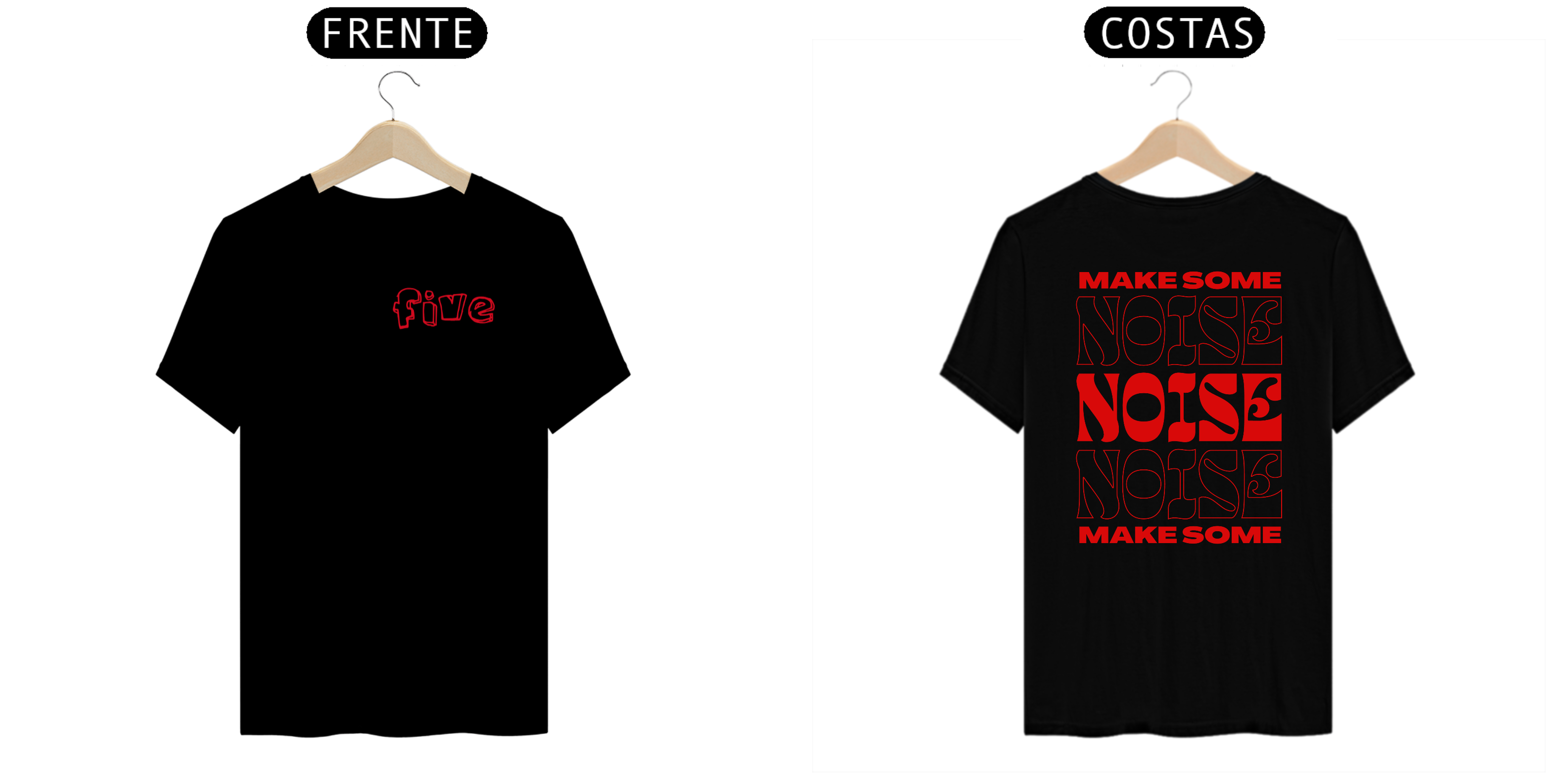 camiseta five/make some noise