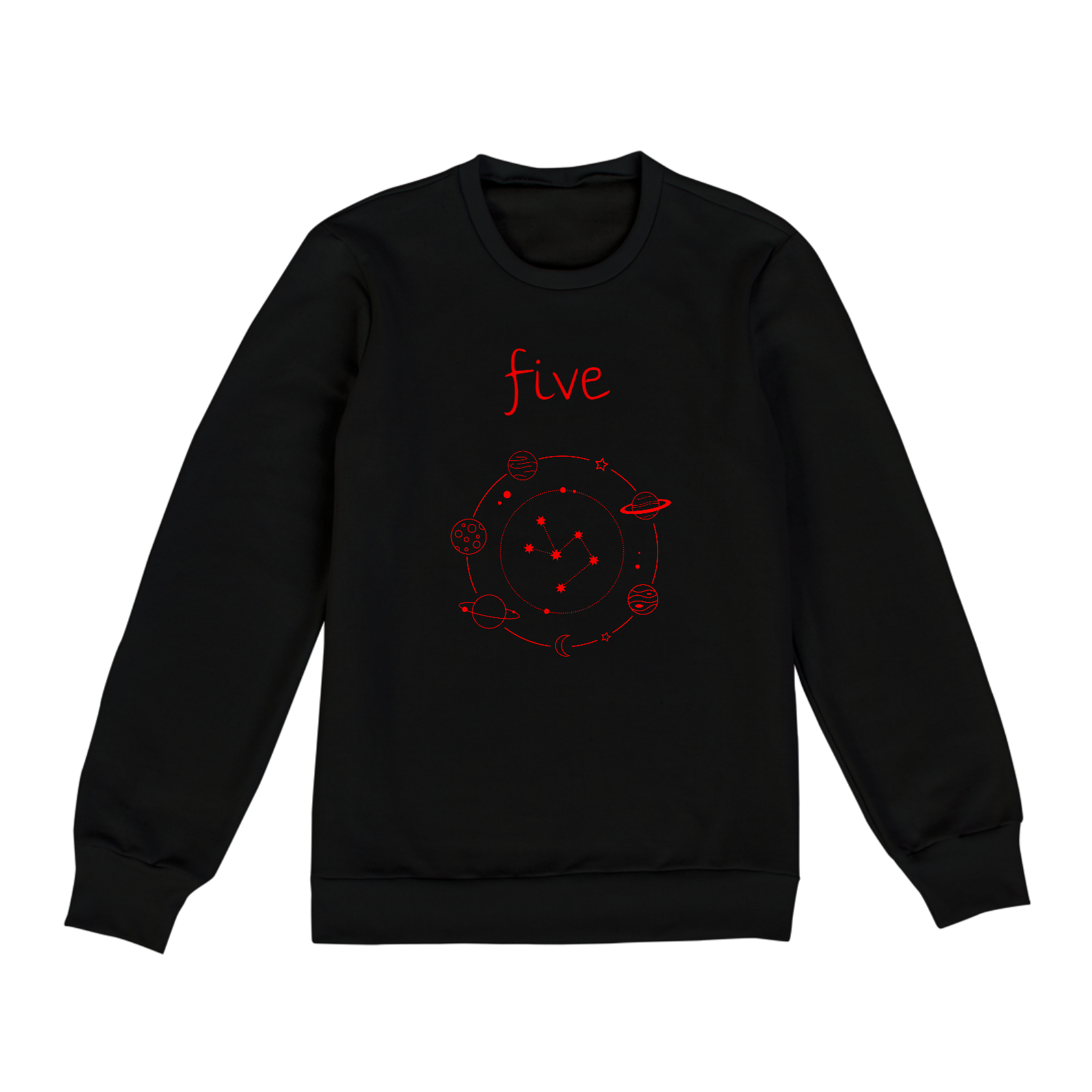 Moletom five / universo