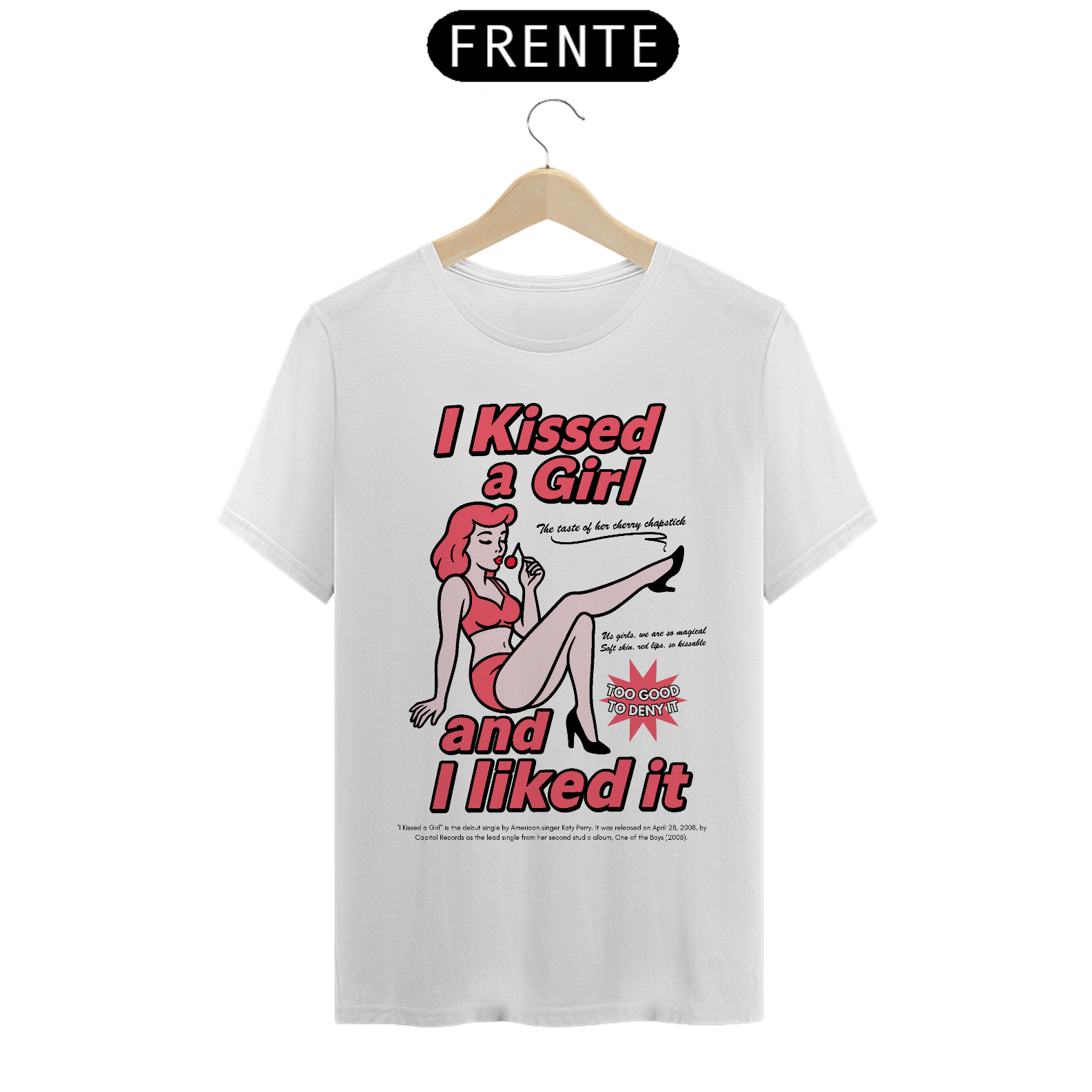 Camiseta Katy Perry I Kissed a Girl