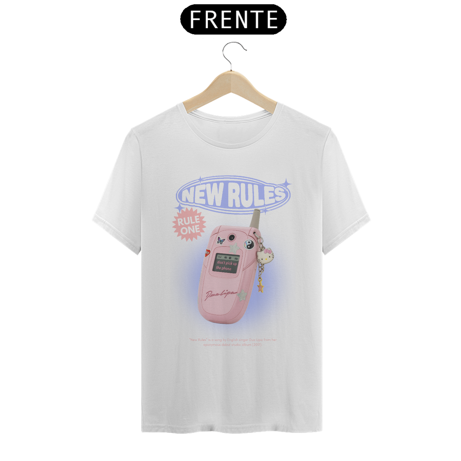 Camiseta Dua Lipa New Rules