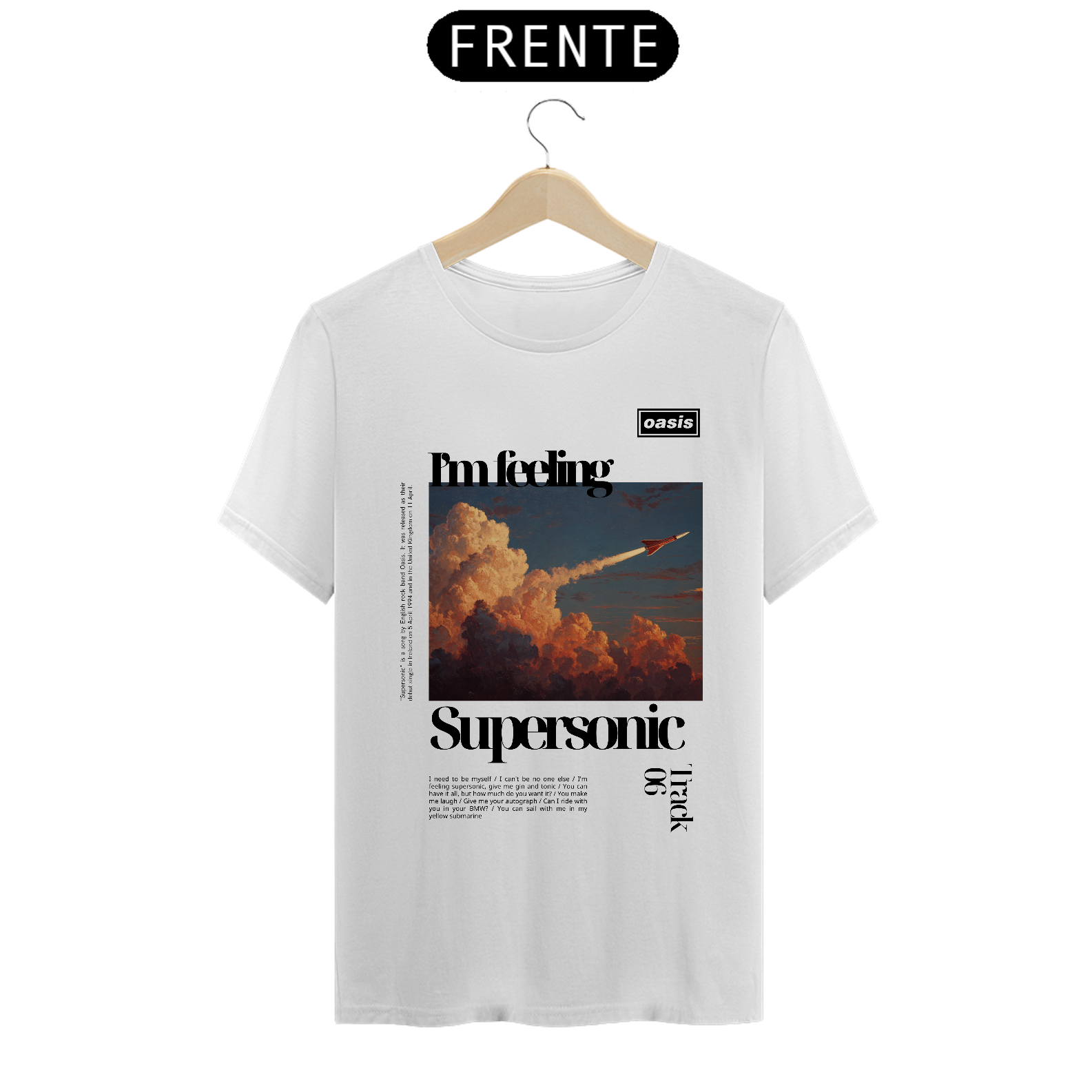 Camiseta Oasis Supersonic