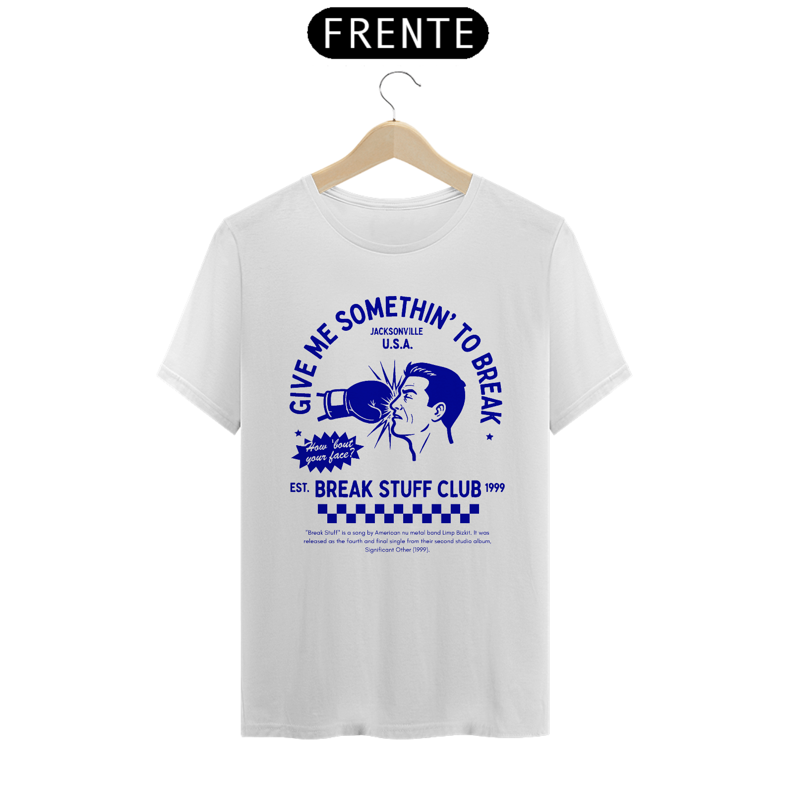 Nome do produto: Camiseta Limp Bizkit Break Stuff