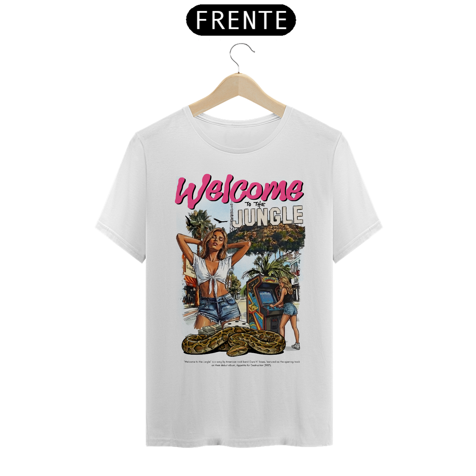 Camiseta Guns N' Roses Welcome to the Jungle V2