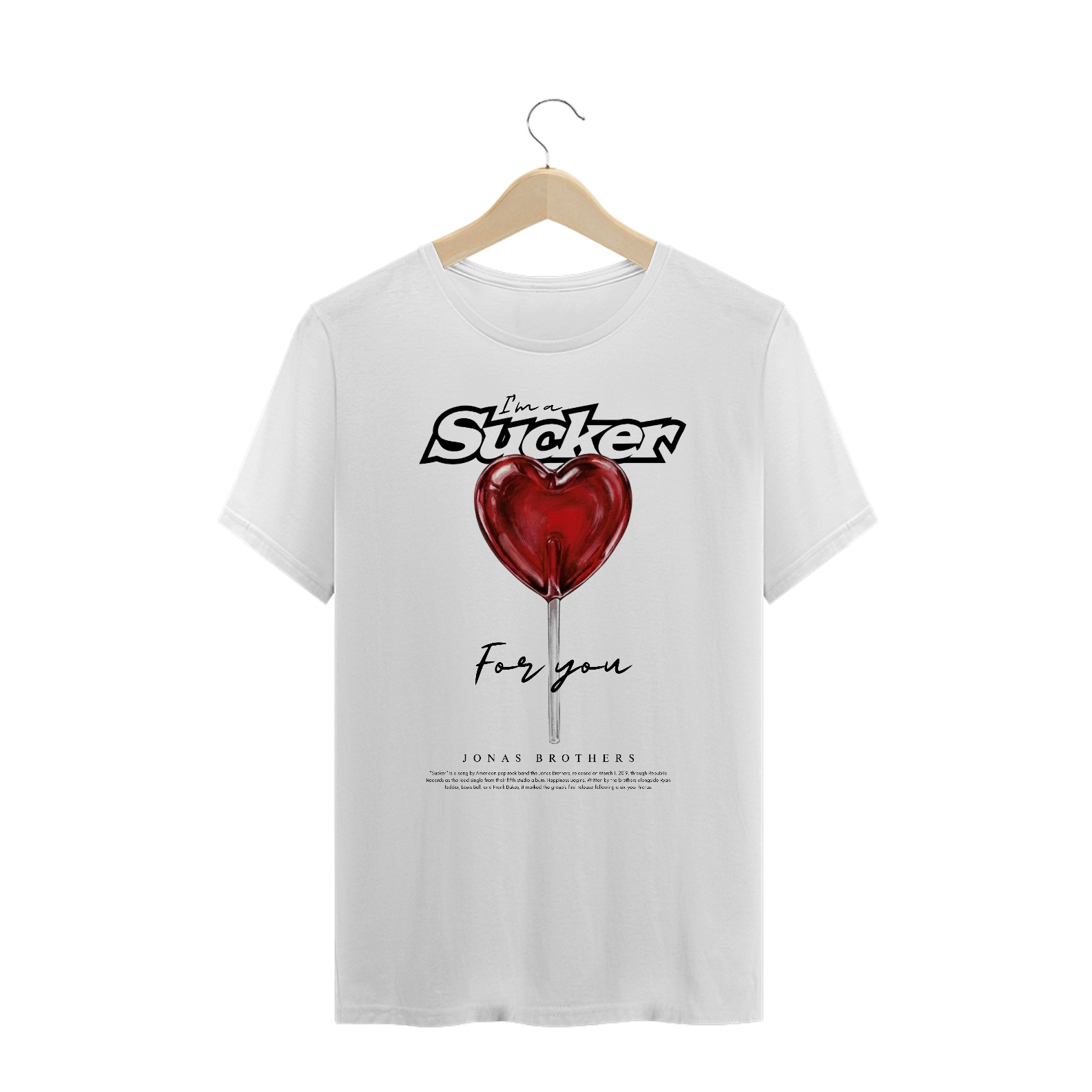 Camiseta Plus Size Jonas Brothers Sucker