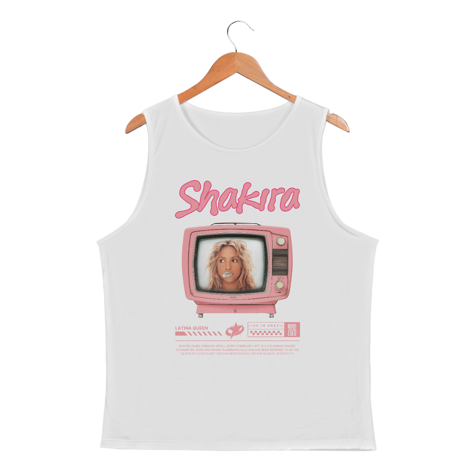 Nome do produto: Regata Masculina com Proteção UV Shakira