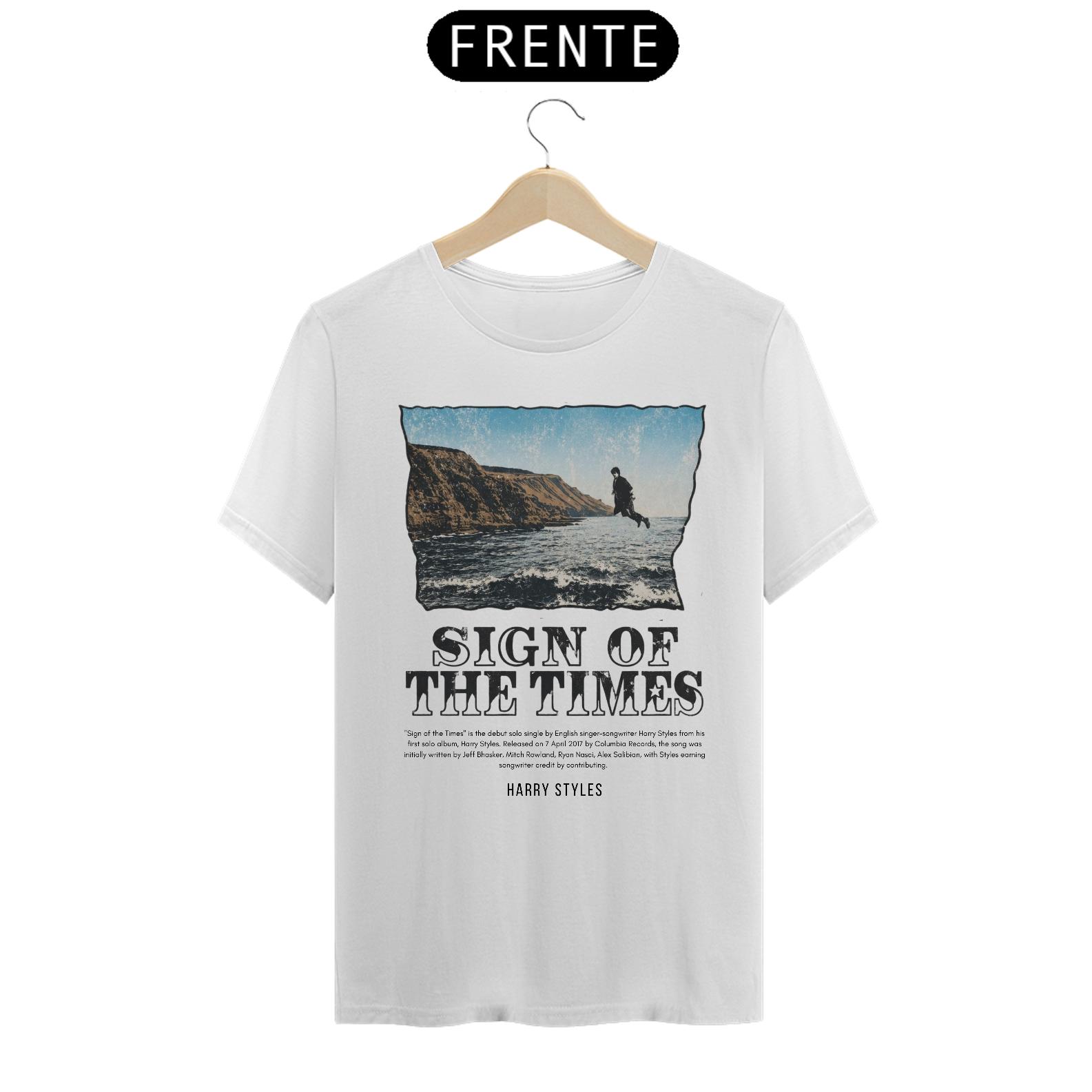 Camiseta Harry Styles Sign Of The Times 
