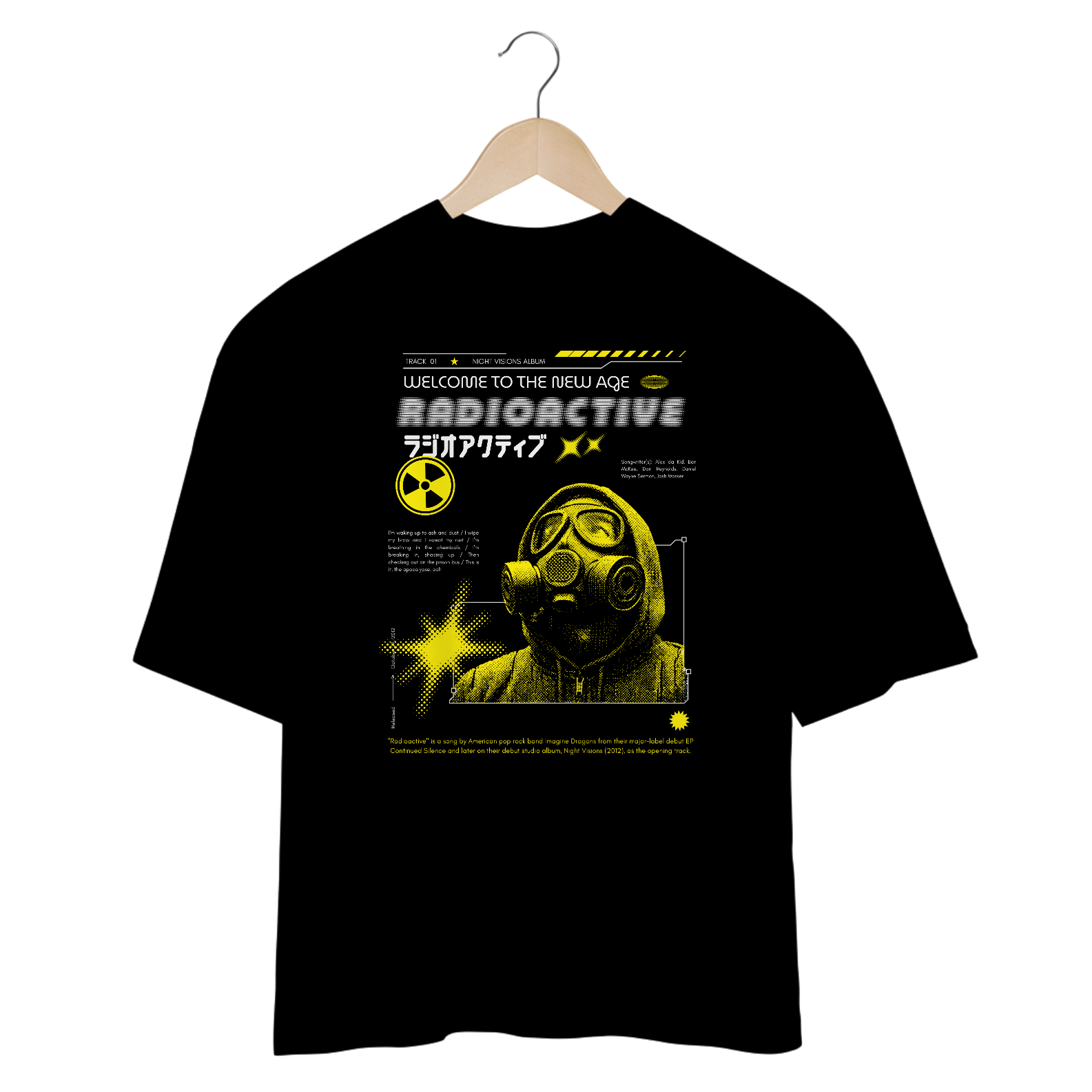Camiseta Oversized Imagine Dragons Radioactive #2