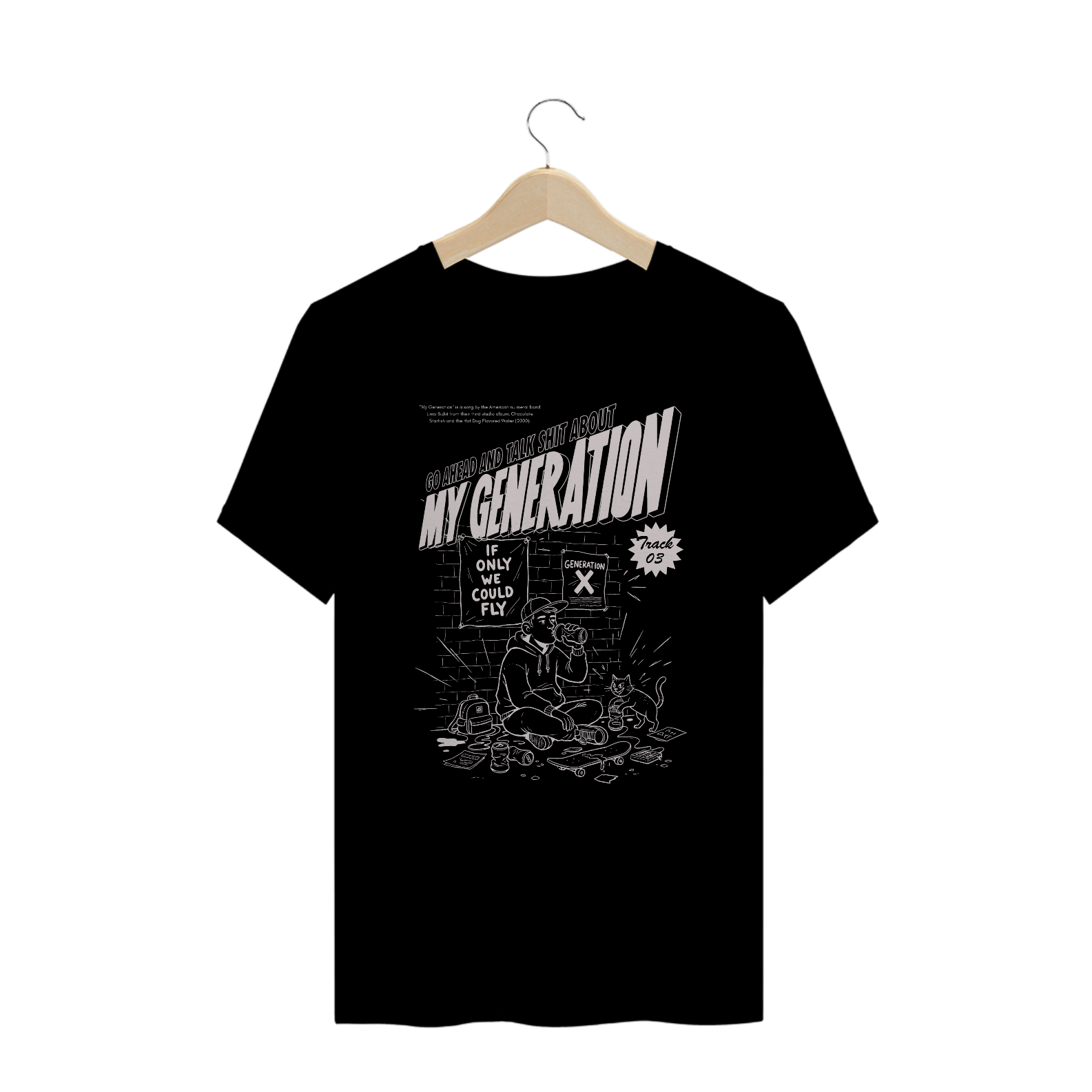 Camiseta Plus Size Limp Bizkit My Generation (Preta)