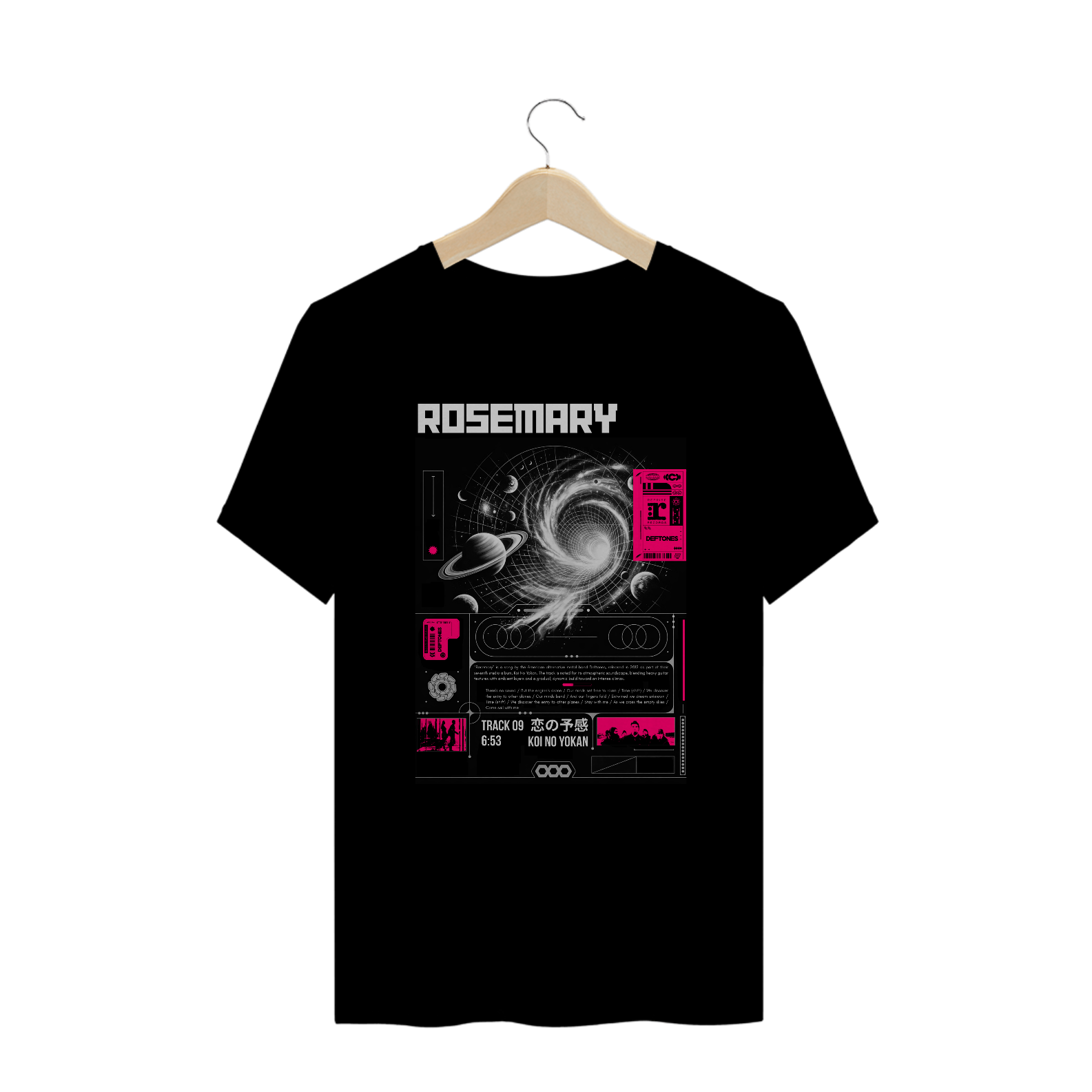 Camiseta Plus Size Deftones Rosemary 