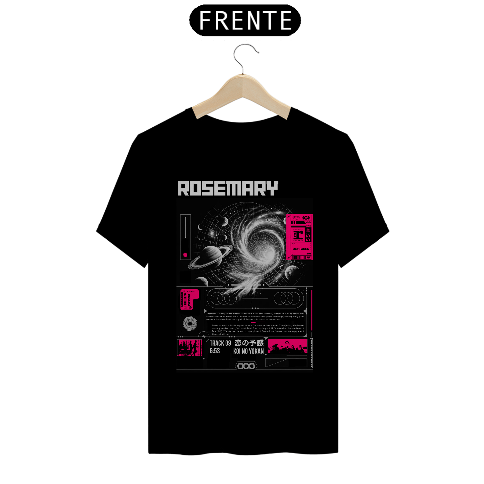 Camiseta Deftones Rosemary 