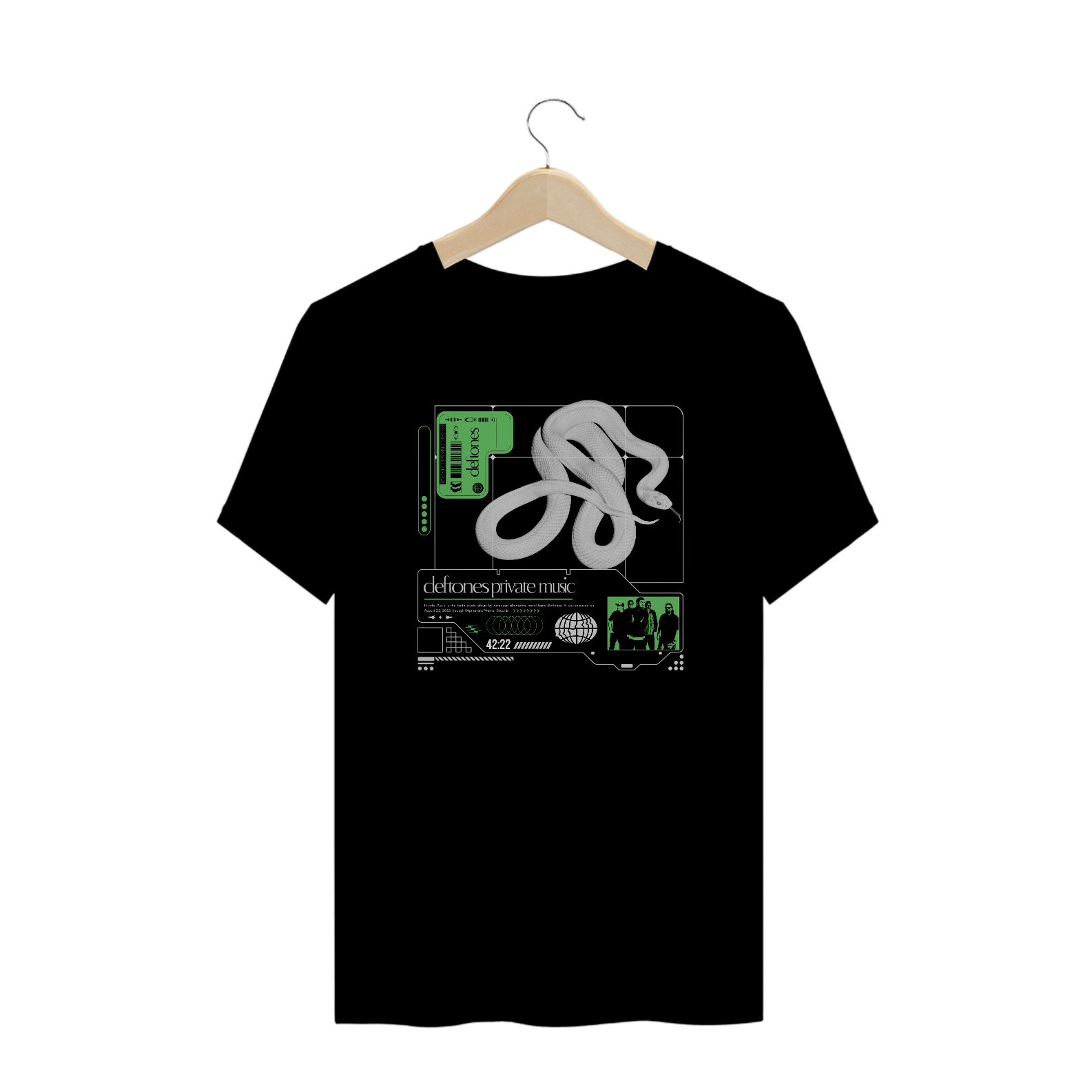 Camiseta Plus Size Deftones Private Music 