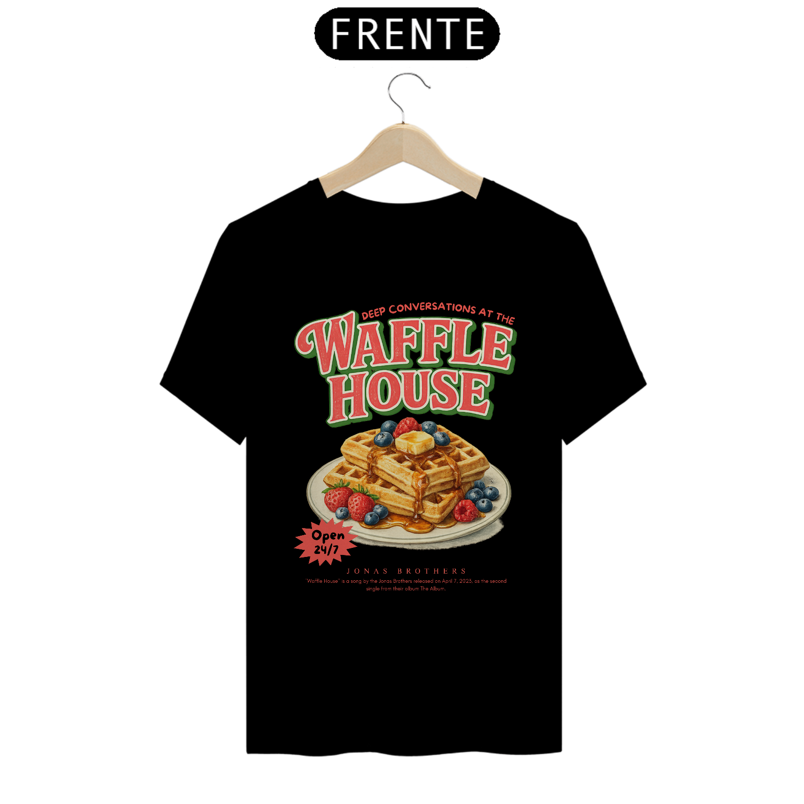 Camiseta Jonas Brothers Waffle House