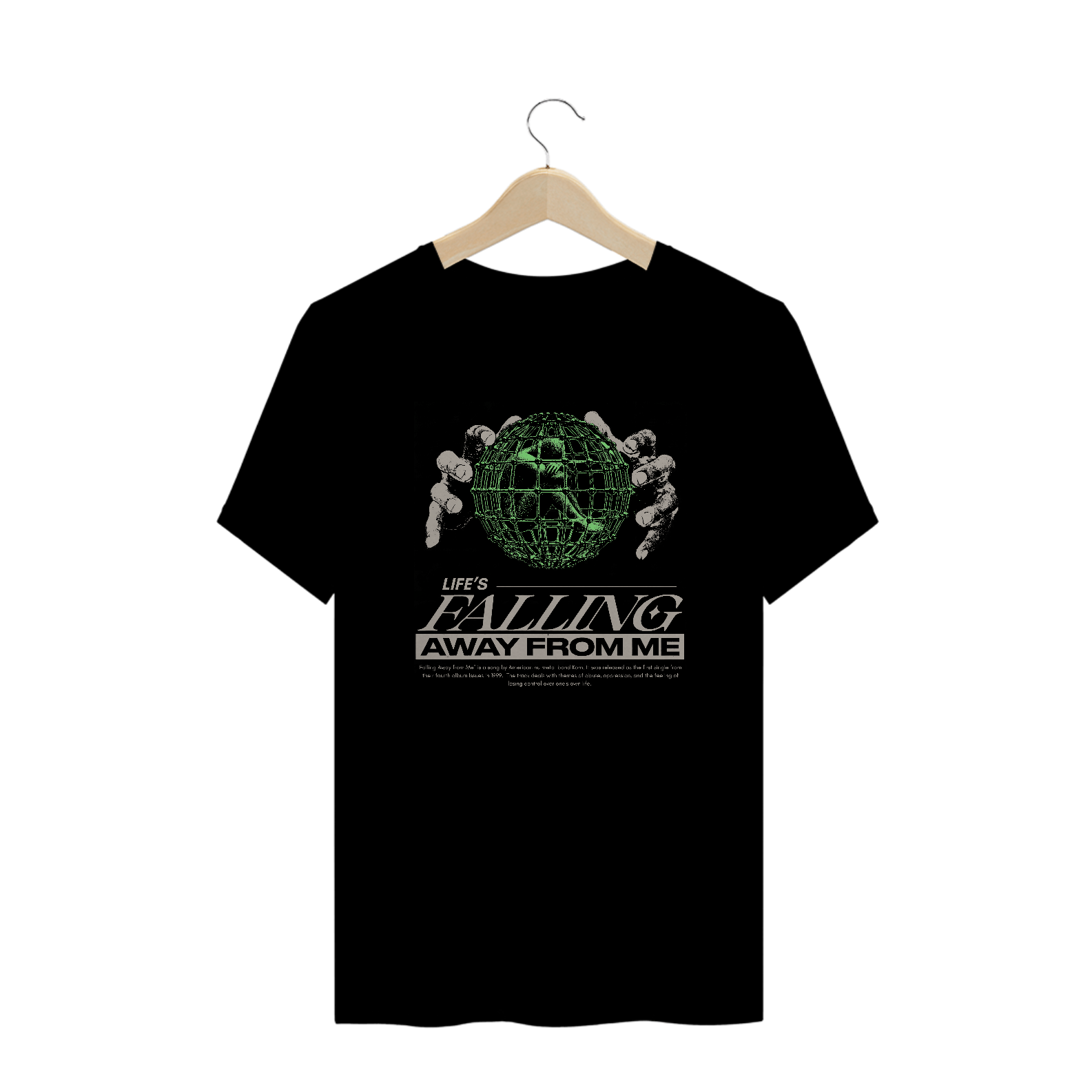 Camiseta Plus Size Korn Falling Away From Me