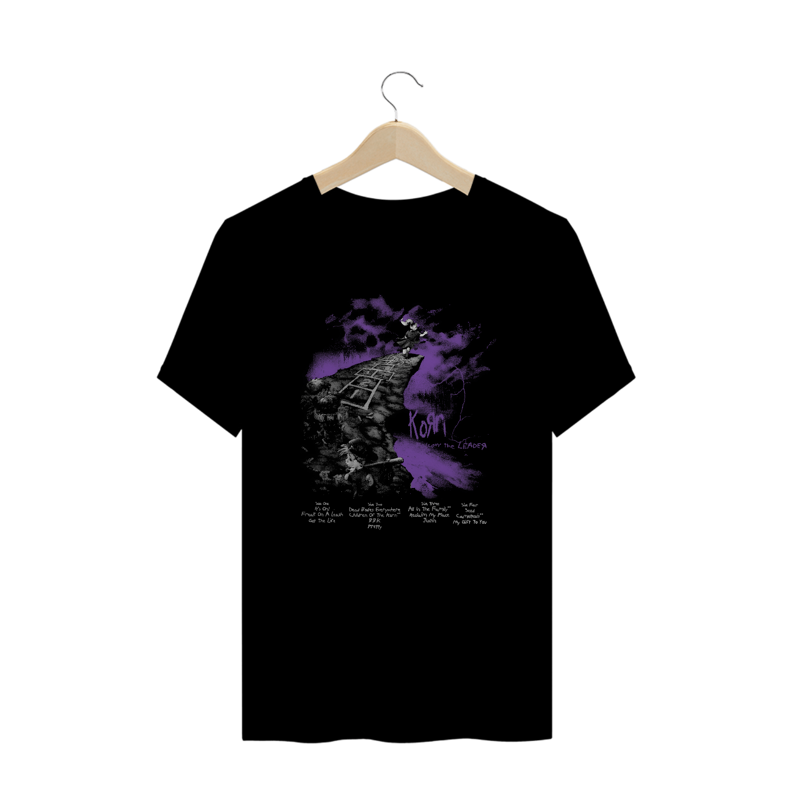 Camiseta Plus Size Korn Follow The Leader