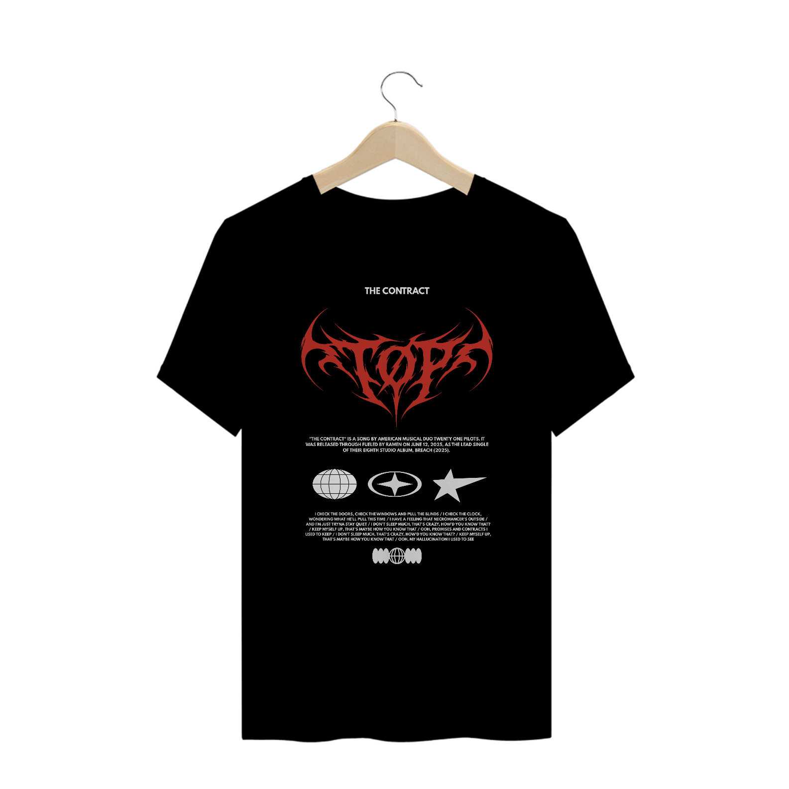 Camiseta Plus Size Twenty One Pilots The Contract