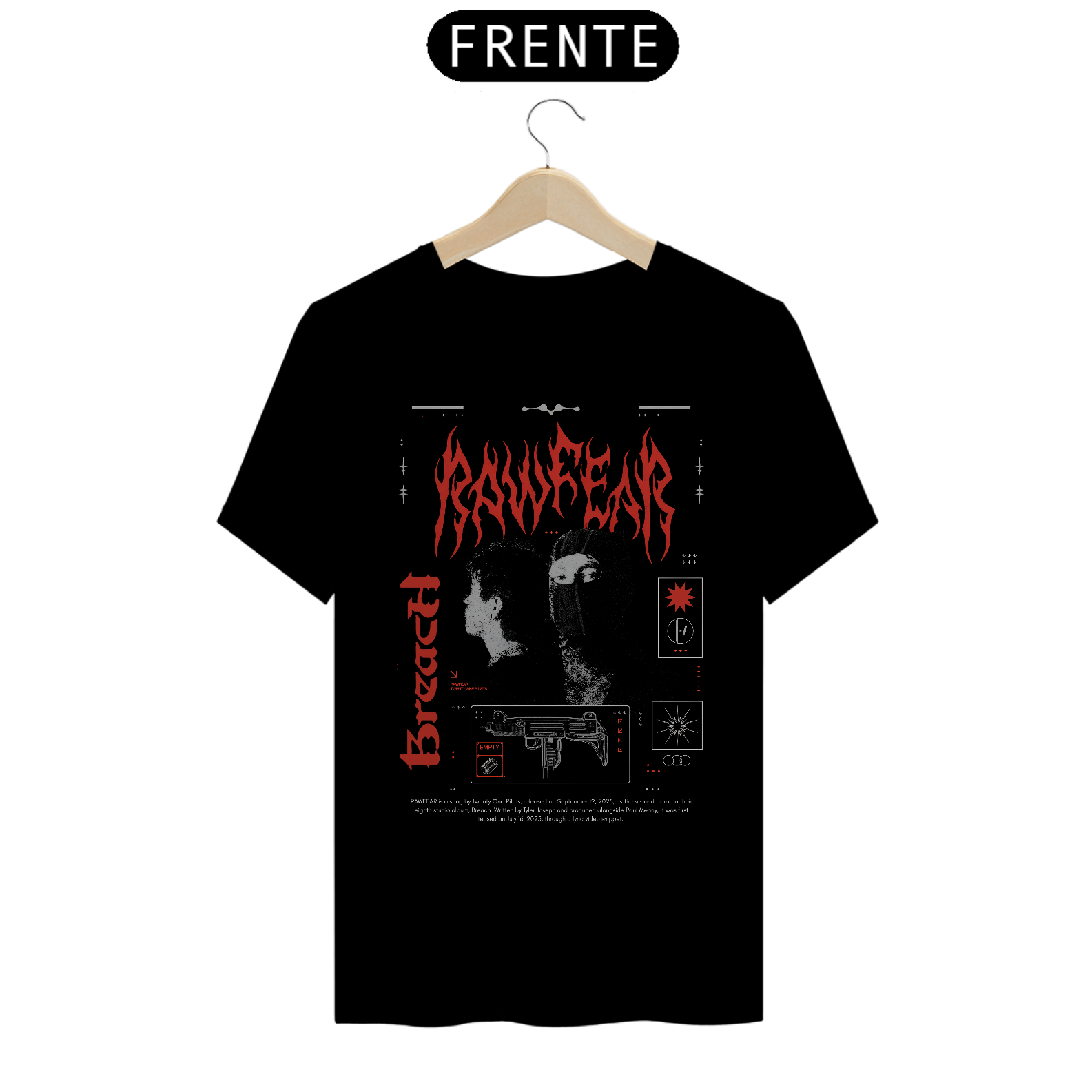 Camiseta Twenty One Pilots RAWFEAR