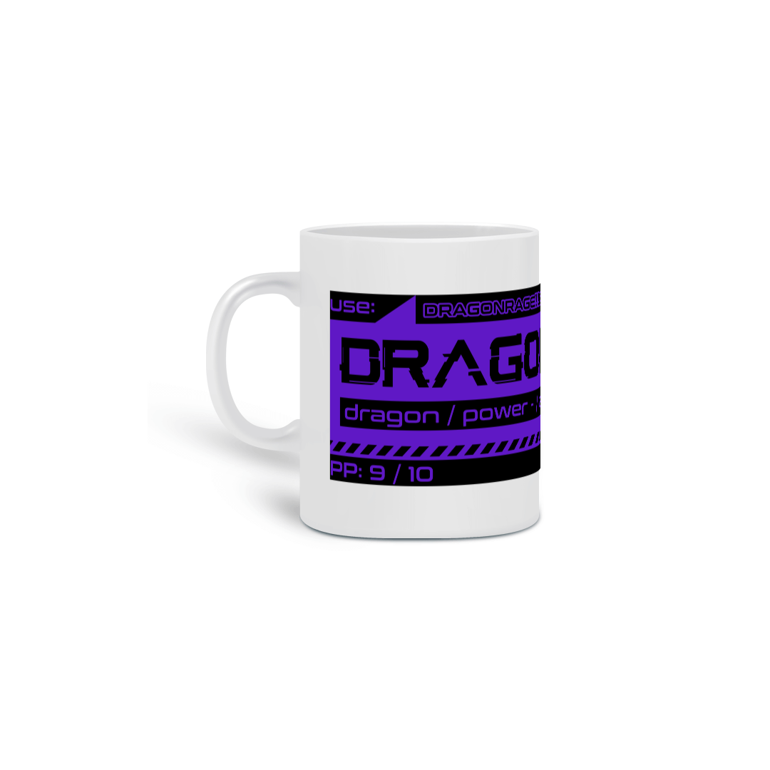 MoveWarning Dragon Rage Tag - Caneca