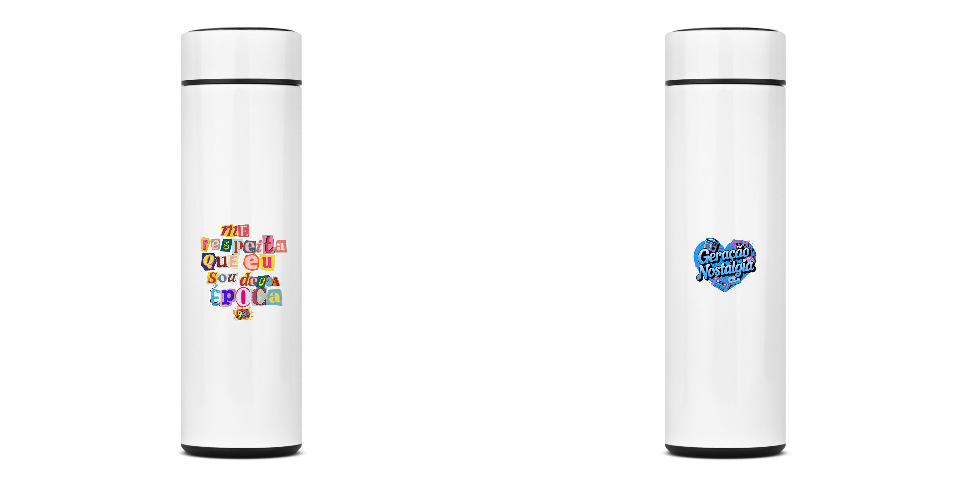 Garrafa Térmica Me Respeita Que eu Sou Dessa Época Anos 90