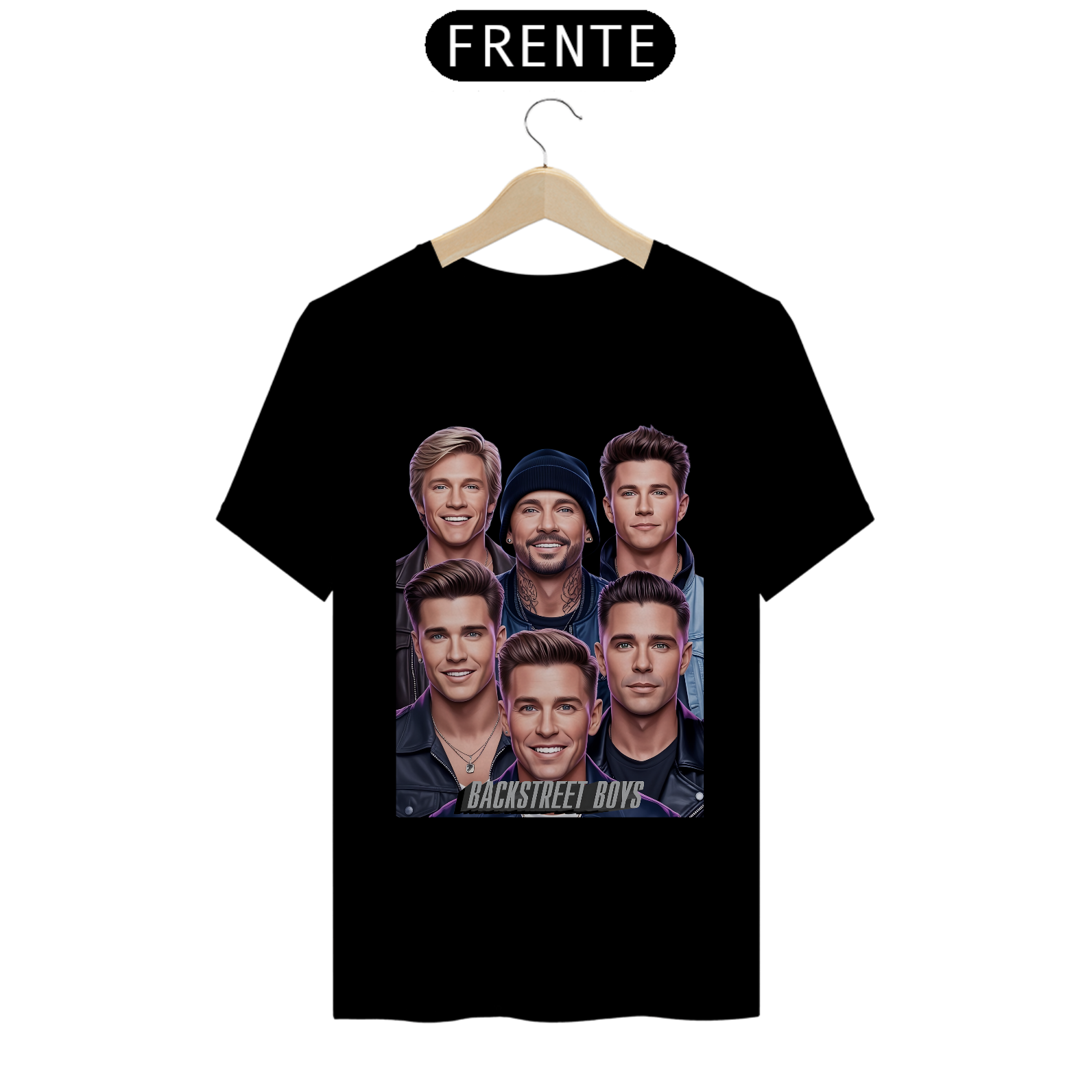 Nome do produto: Camisa Backstreet Boys retrô