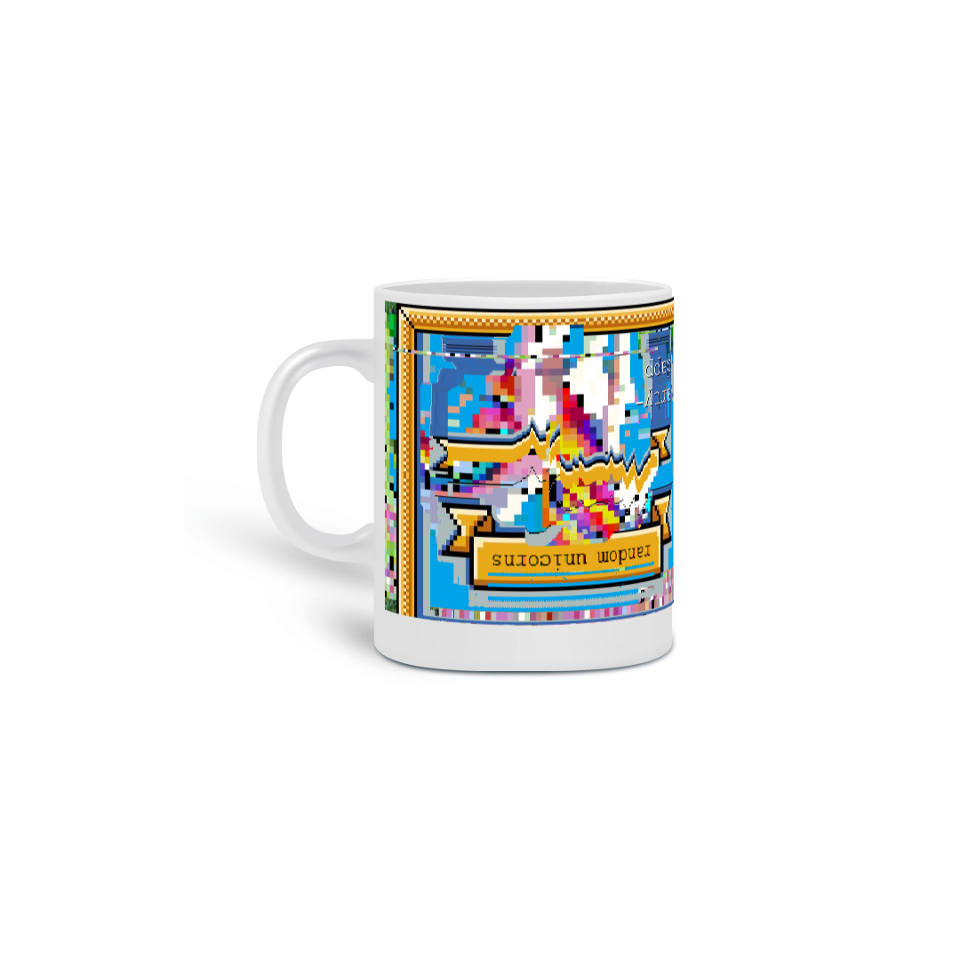 Nome do produto: Caneca random unicorns