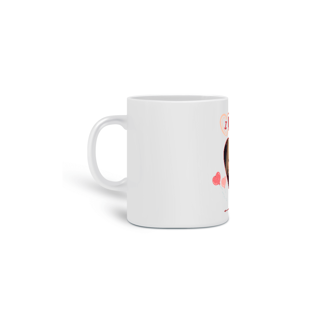 caneca I Love You ! , anime girl print