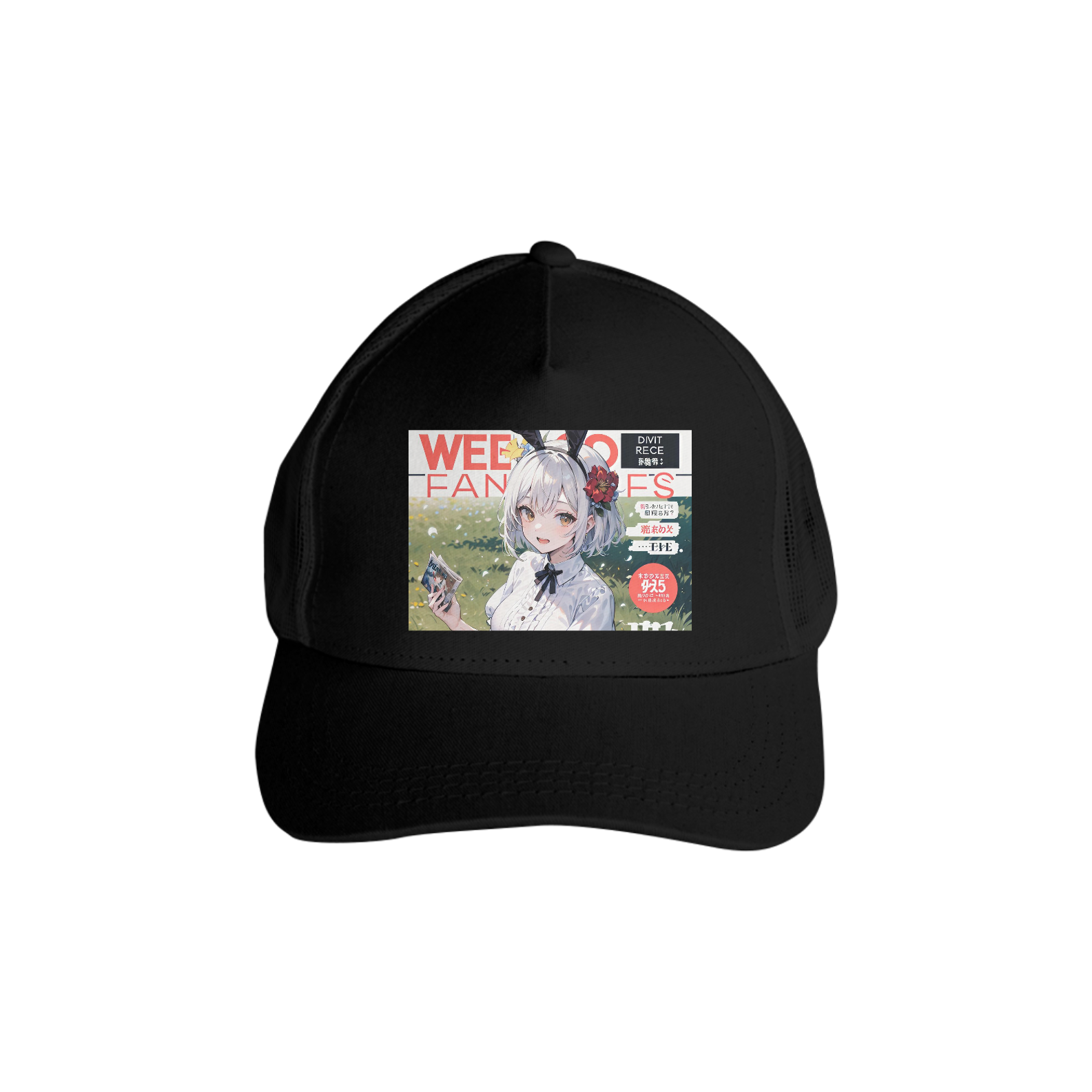 bone aba curva anime art, magazine cover, anime girl