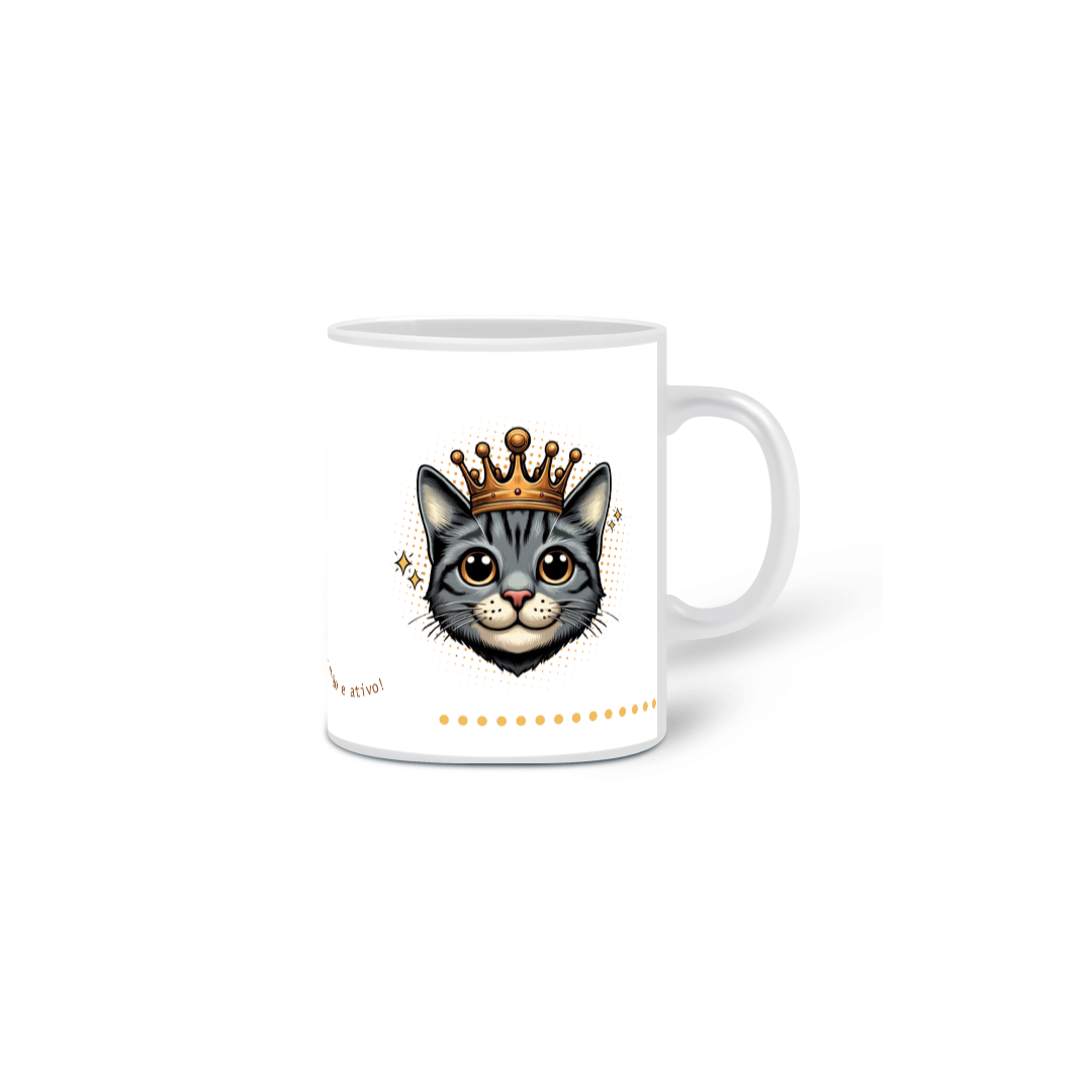 Caneca - Governado Gato cinza