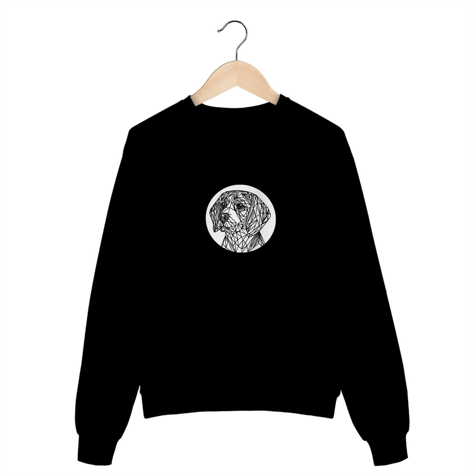 Moletom beagle geométrico