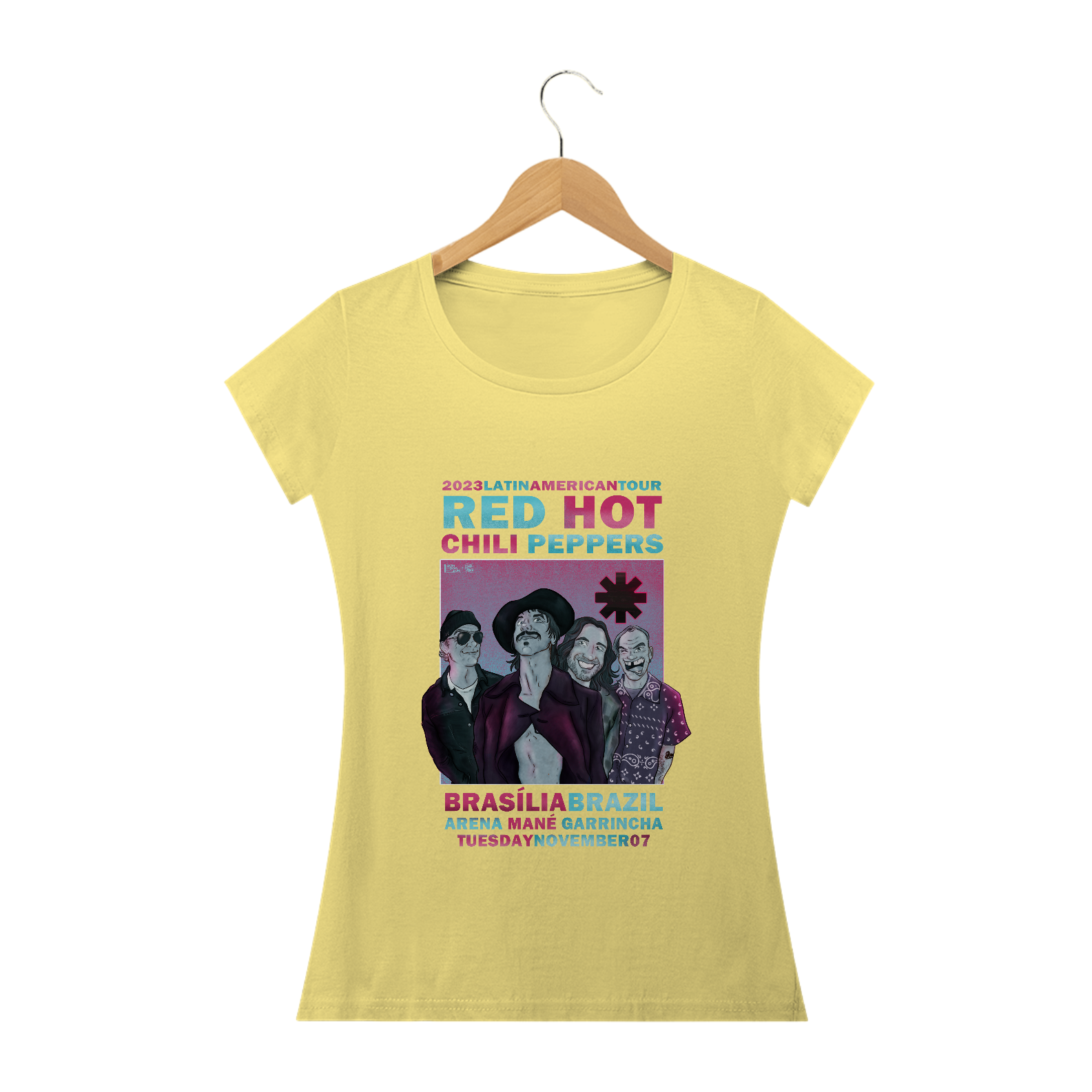 RHCP BSB - Baby Long Estonada Red Hot Chili Peppers Brasília 2023 - by Conradraws