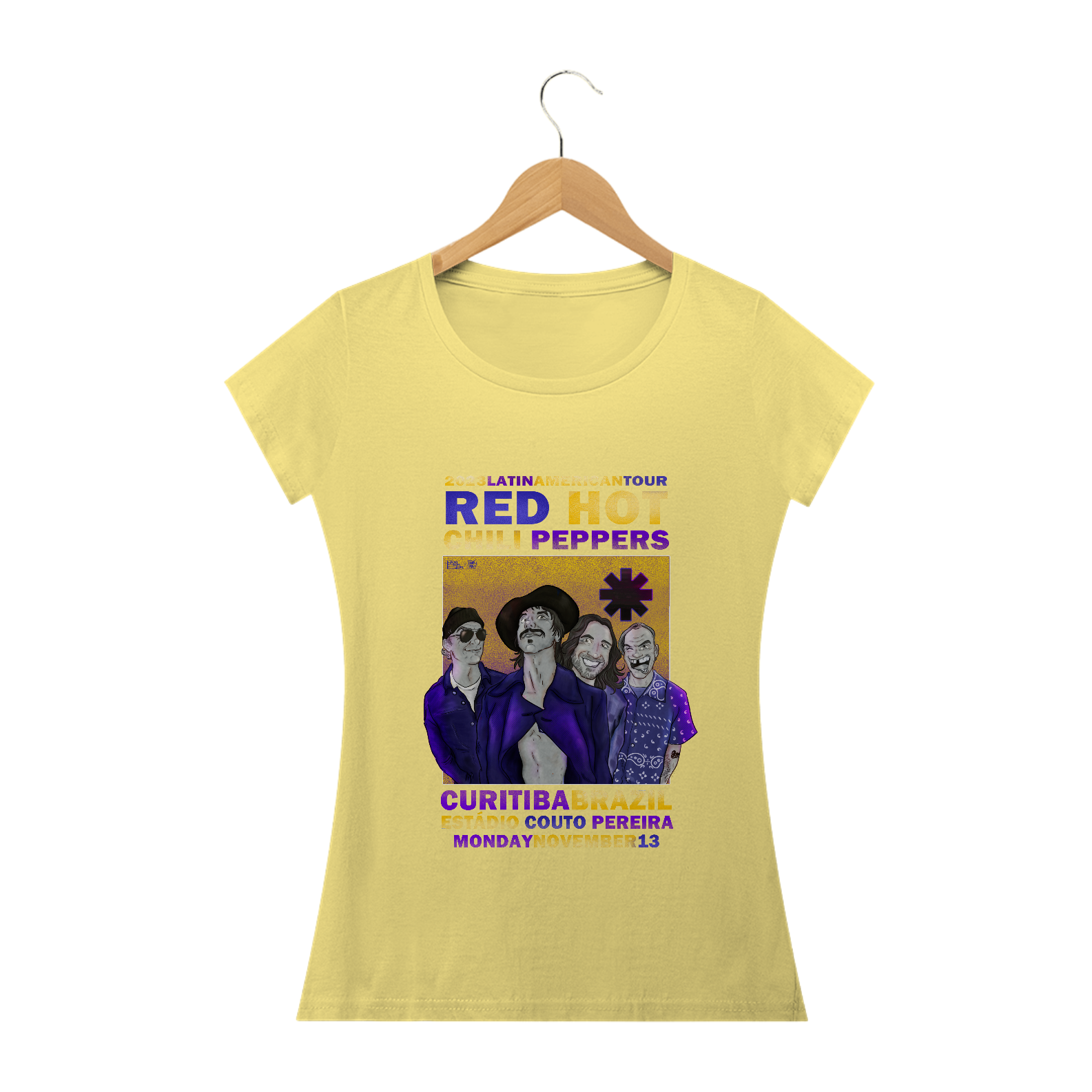 RHCP CWB - Baby Long Estonada Red Hot Chili Peppers Curitiba 2023 - by Conradraws