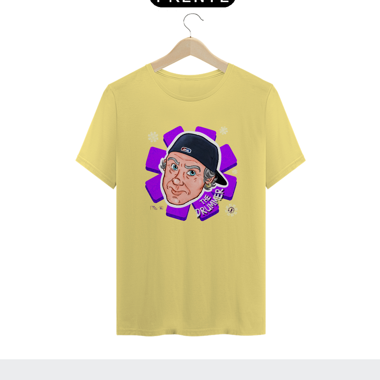 Camiseta Estonada Chad Smith The Drummer Colab by Conradraws