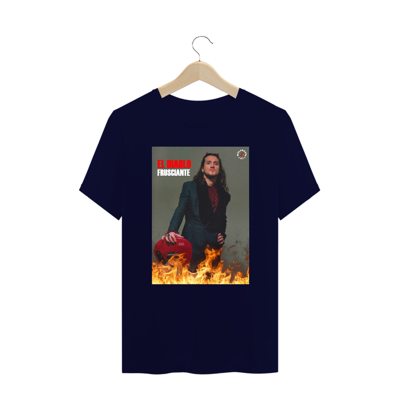 Camiseta Plus Size El Diablo Frusciante exclusiva