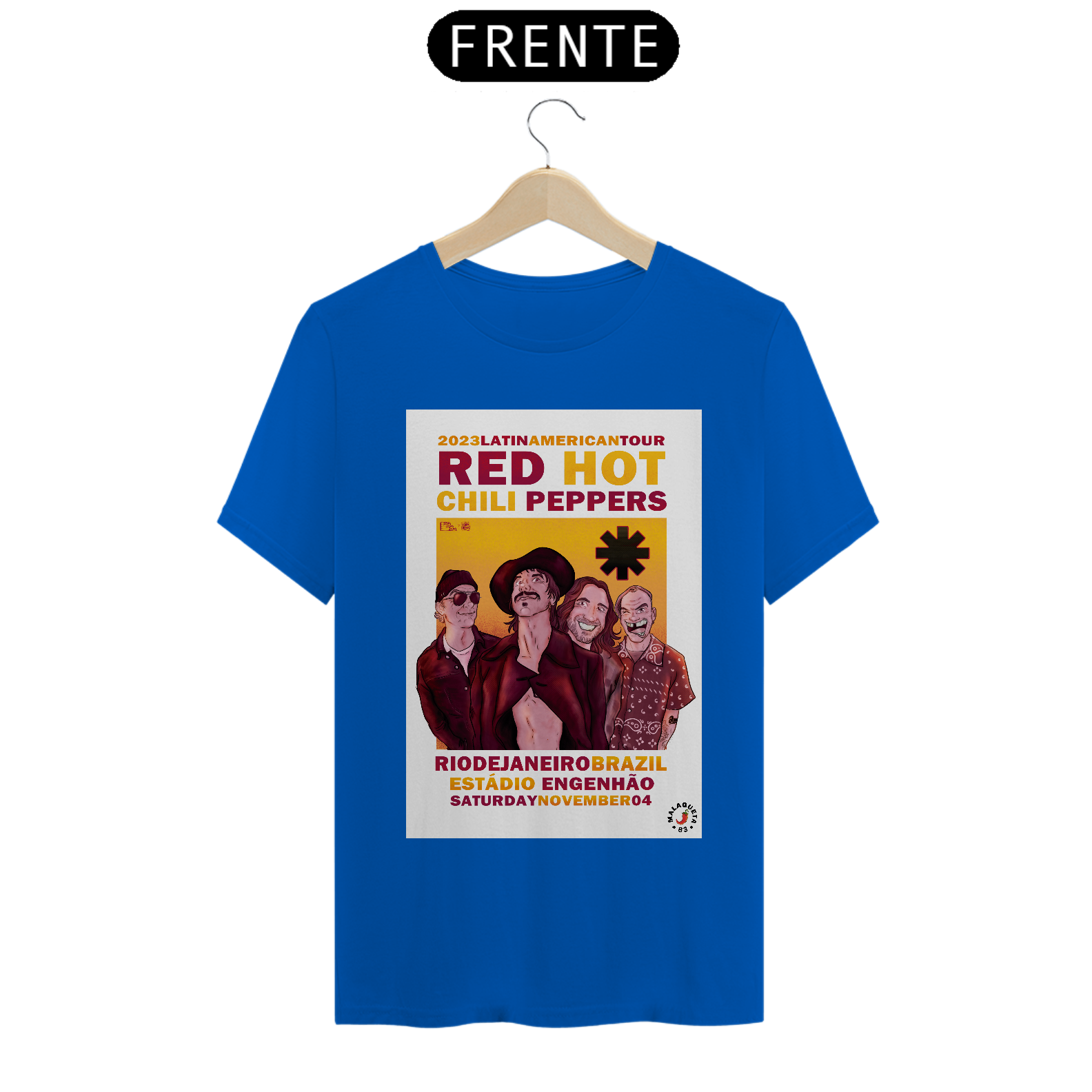 Red Hot Chili Peppers Rio de Janeiro Multicores