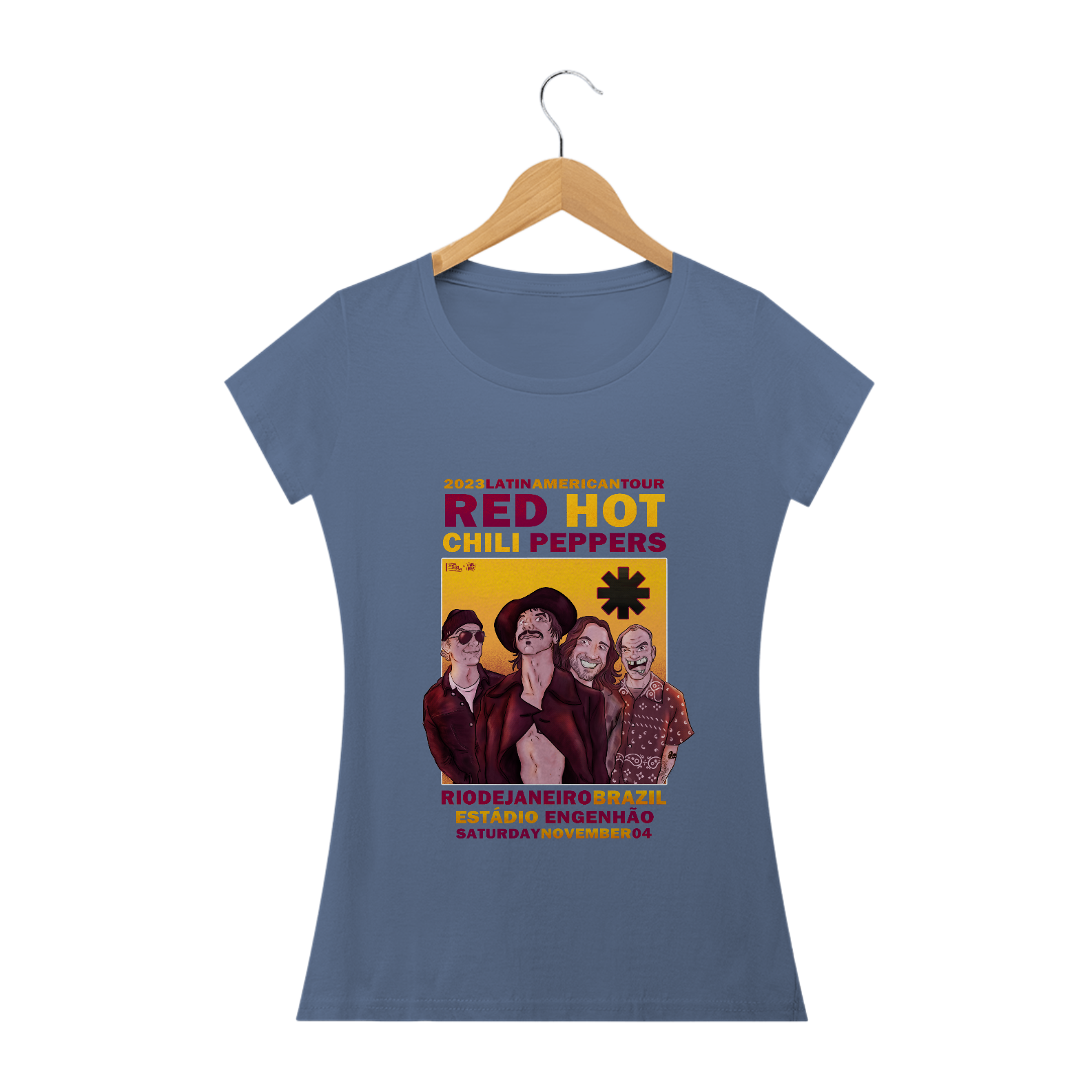 RHCP RJ - Baby Long Estonada Red Hot Chili Peppers Brazil Tour 2023 - Rio de Janeiro By Conradraws