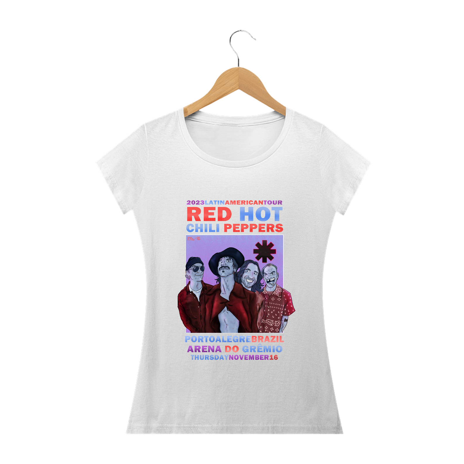 RHCP POA - Baby long Prime Red Hot Chili Peppers Porto Alegre 2023 - by Conradraws