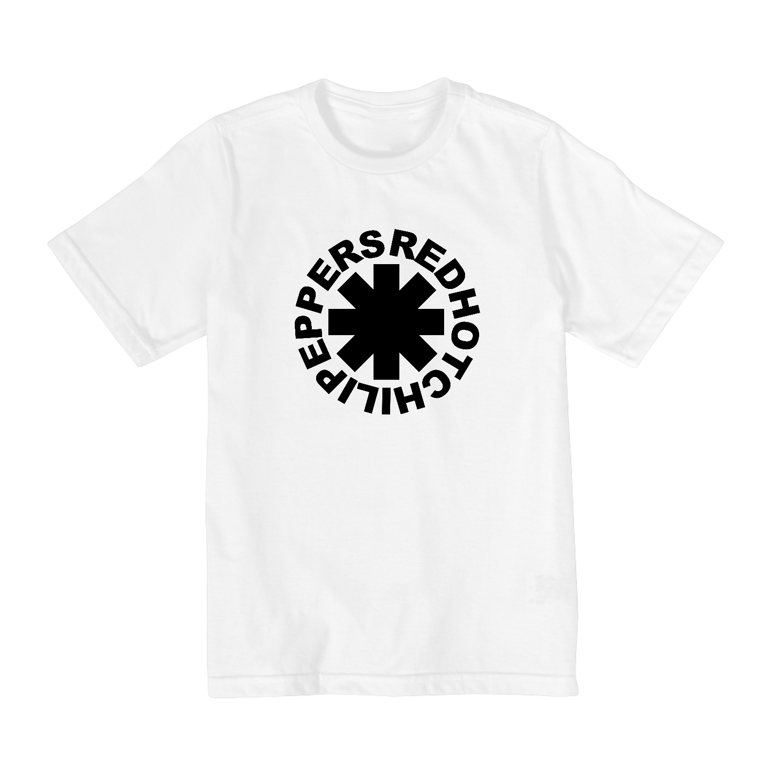 Nome do produto  Camiseta Quality Infantil (2 a 8 anos) Red Hot Chili Peppers logo preto