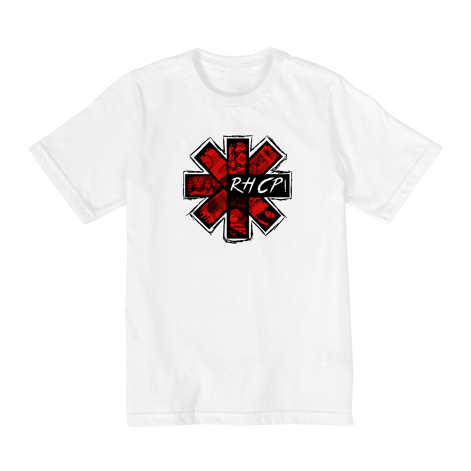 Nome do produto  Camiseta Quality Infantil (2 a 8 anos) Red Hot Chili Peppers Logo RHCP
