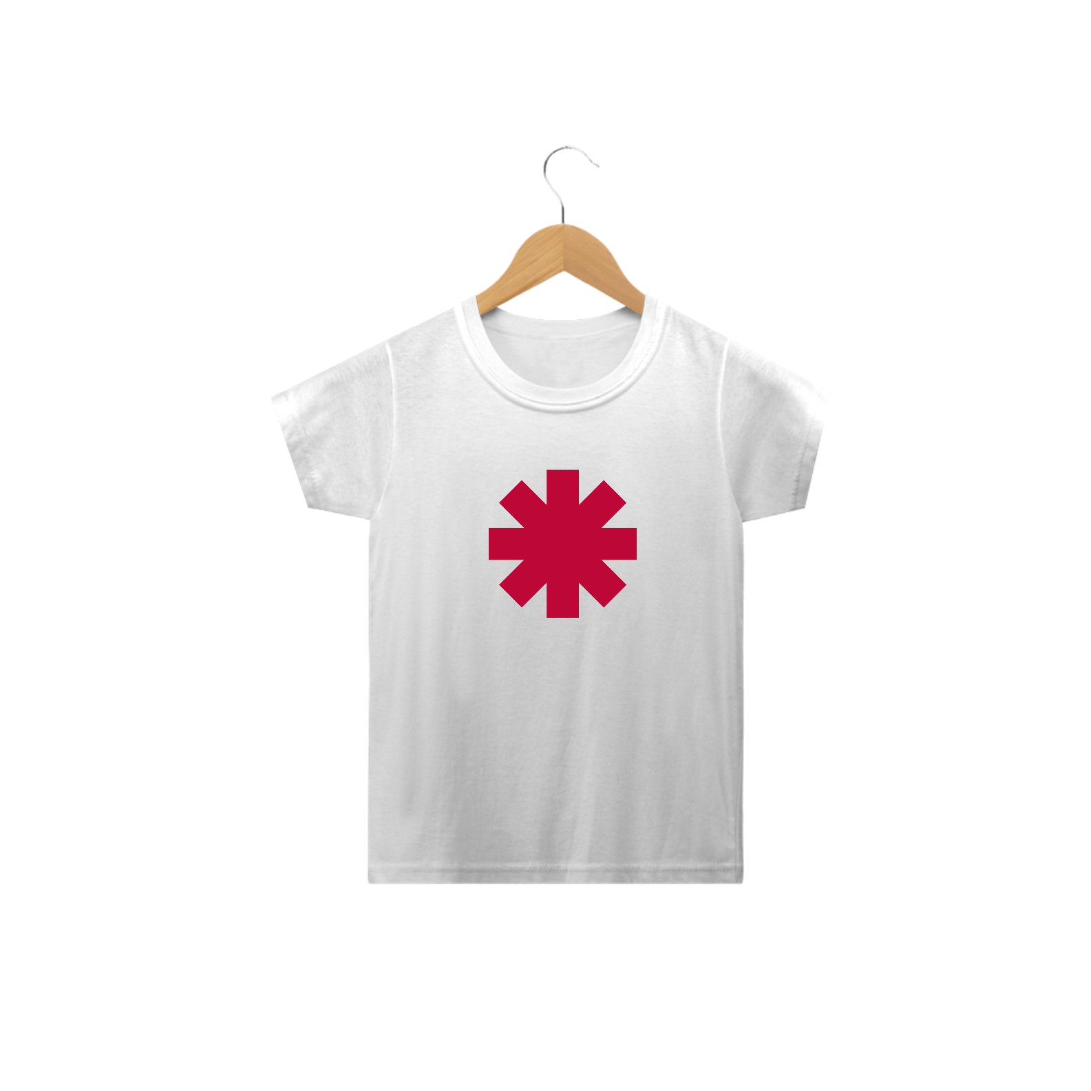 Camiseta Classic Infantil (2 a 14 anos) Red Hot Chili Peppers Logo sem nome 