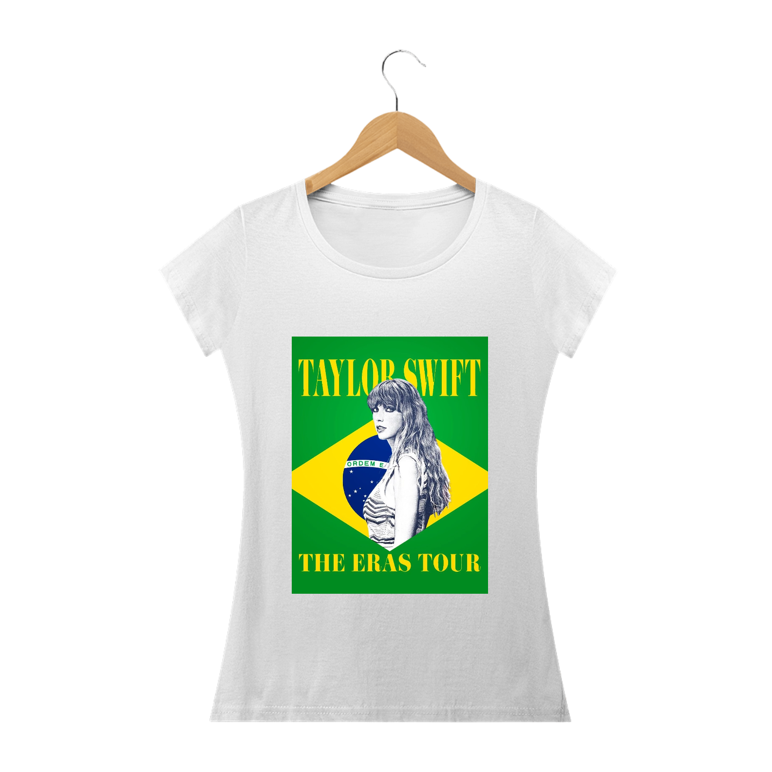 Camiseta Baby Long Quality Taylor Swift The Eras Tour Brasil Multicores 2023